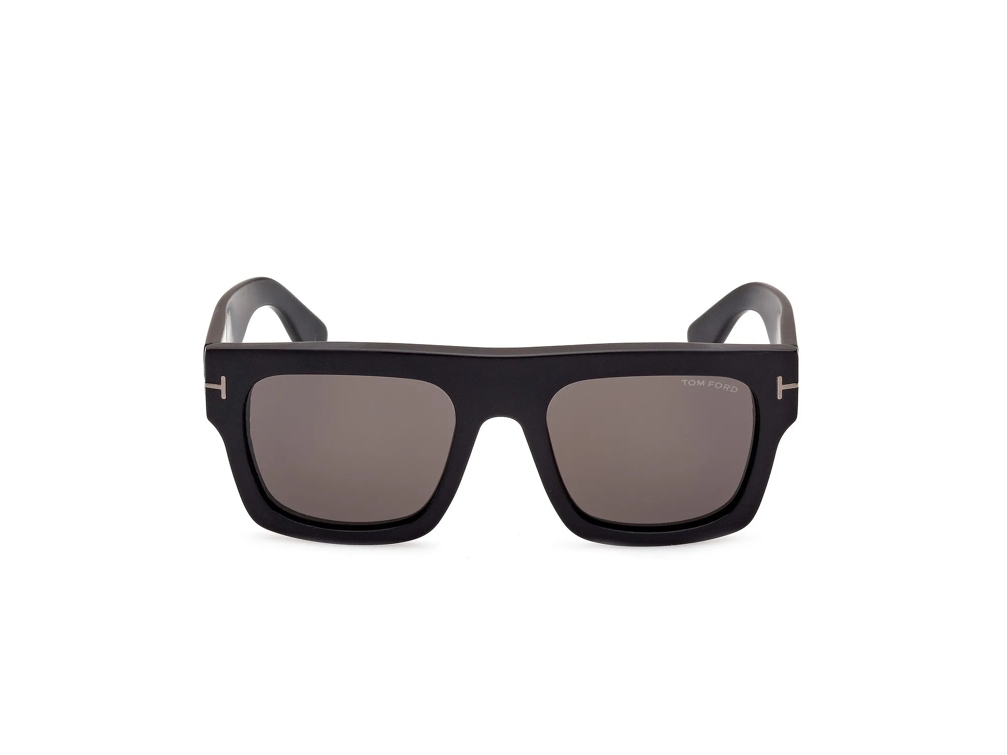 TOM FORD FT0711-N FAUSTO 02A Occhiali da sole Acetato Nero Grigio Squadrata Normale - immagine 2