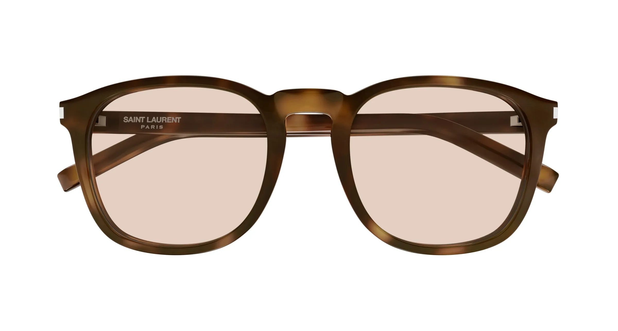 SAINT LAURENT SL 818 004 Occhiali da sole Acetato Havana Rotonda - immagine 2