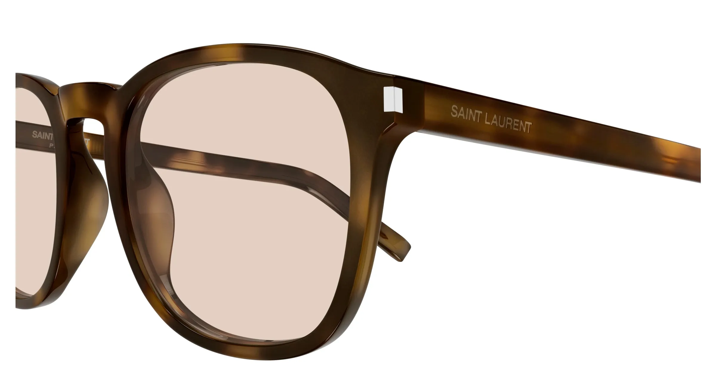 SAINT LAURENT SL 818 004 Occhiali da sole Acetato Havana Rotonda - immagine 3