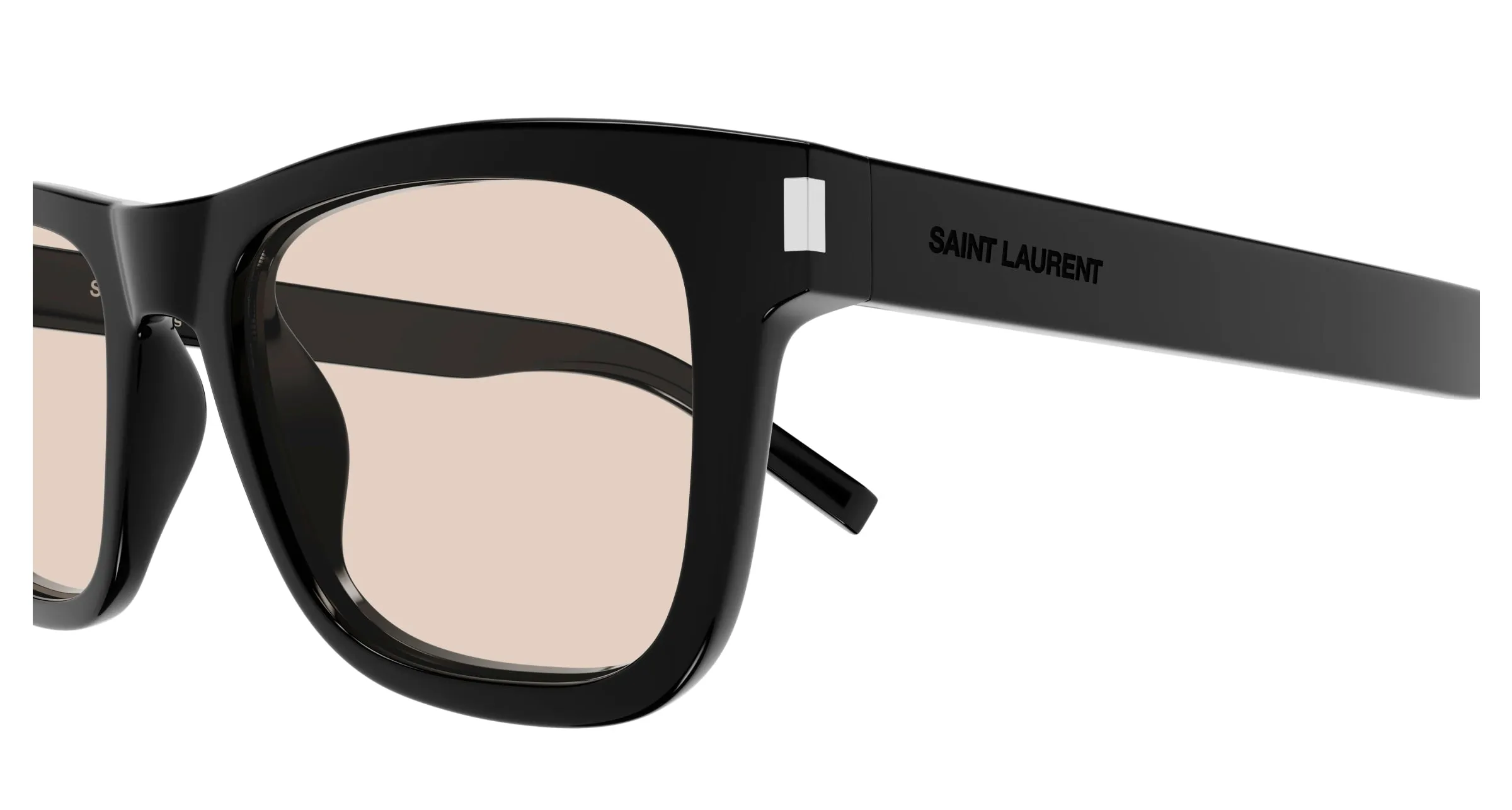 SAINT LAURENT SL 819 006 Occhiali da sole Acetato Nero Squadrata - immagine 3