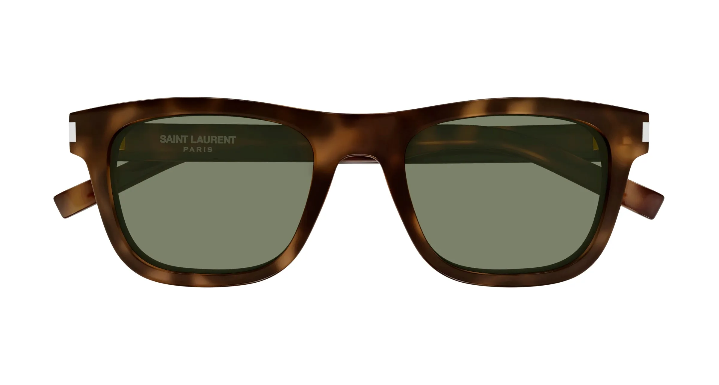 SAINT LAURENT SL 819 003 Occhiali da sole Acetato Havana Verde Squadrata - immagine 2