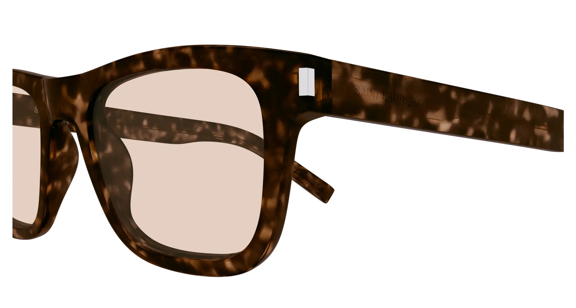 SAINT LAURENT SL 819 002 Occhiali da sole Acetato Havana Squadrata - immagine 3