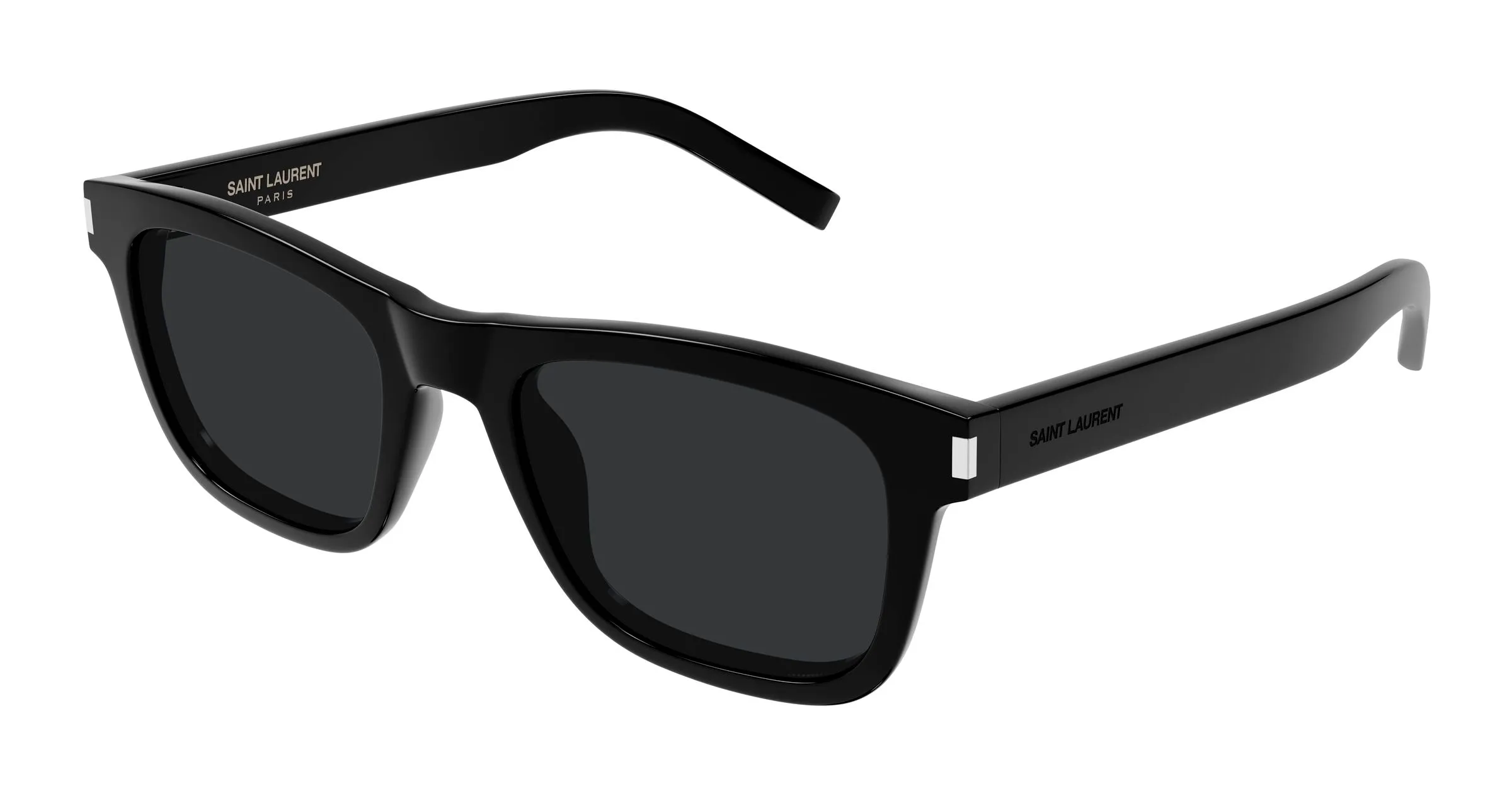 SAINT LAURENT SL 819 001 Occhiali da sole Acetato Nero Nero Squadrata - immagine 1