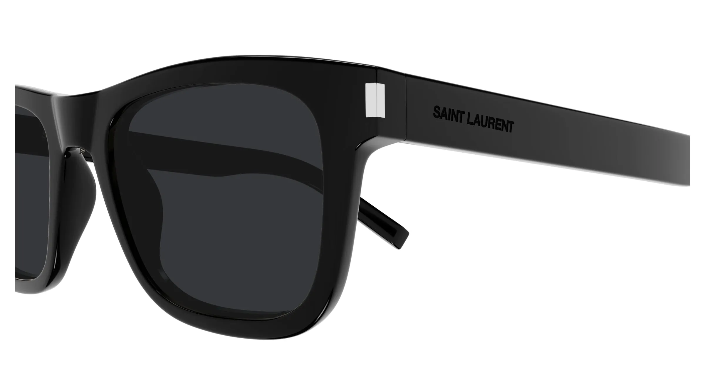 SAINT LAURENT SL 819 001 Occhiali da sole Acetato Nero Nero Squadrata - immagine 3
