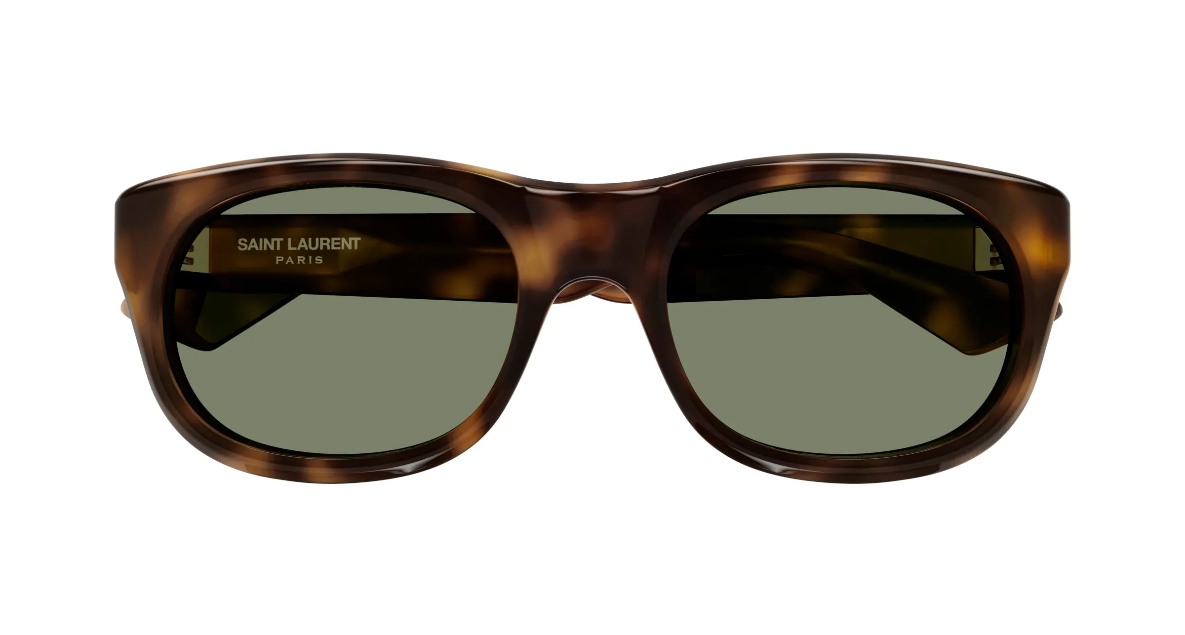 SAINT LAURENT SL 815 ROMY 002 Occhiali da sole Acetato Havana Verde Squadrata - immagine 2
