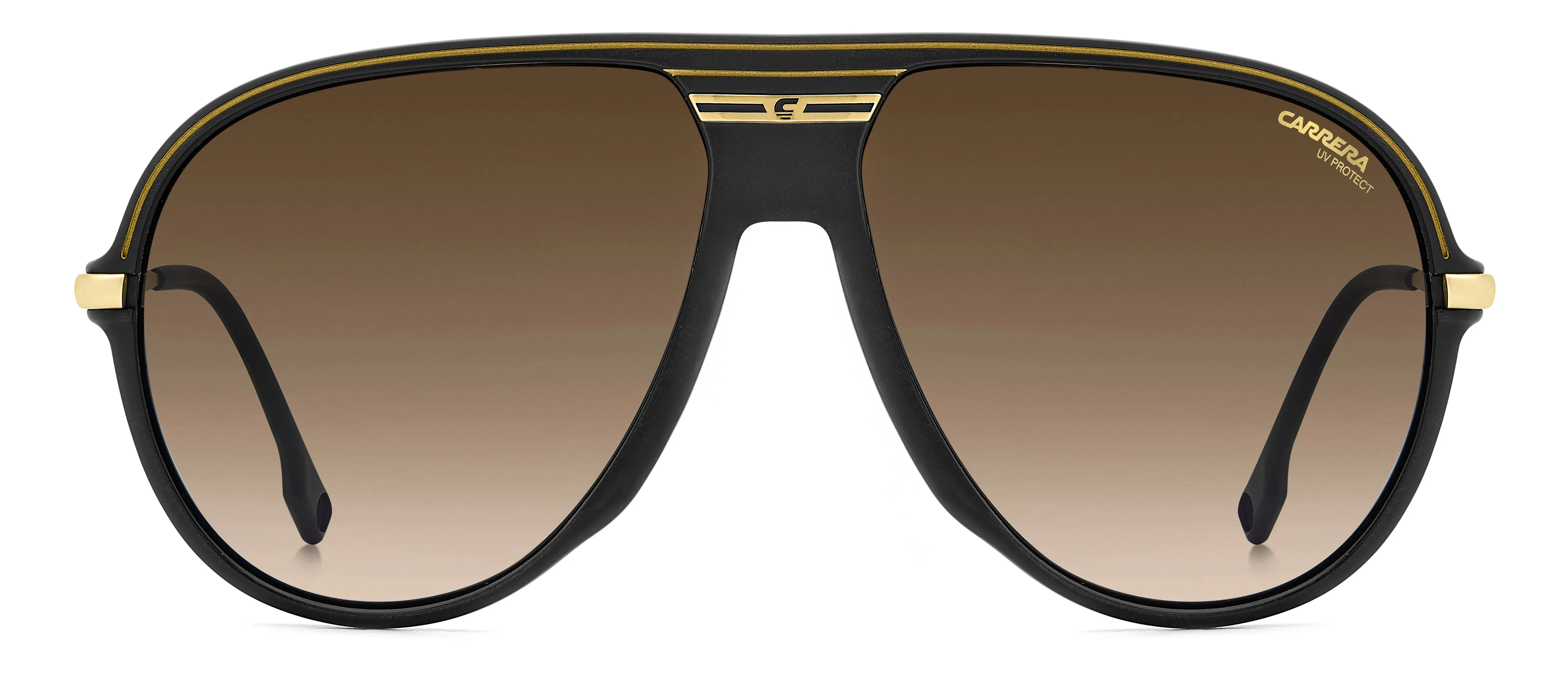 Carrera C SPORT 06/S I46/86 Occhiali da sole Polyamide Nero Marrone Pilot Normale Sfumato - immagine 2