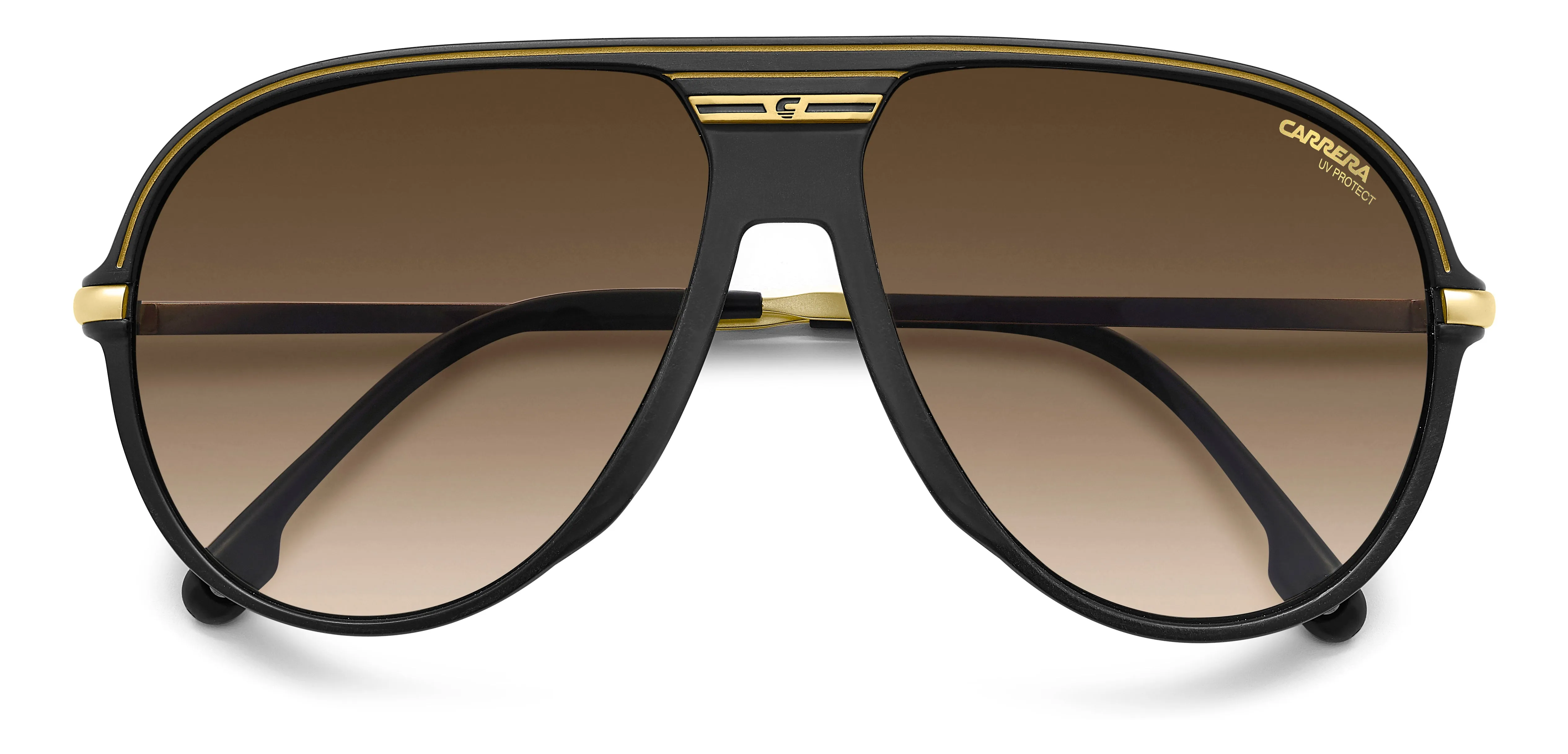 Carrera C SPORT 06/S I46/86 Occhiali da sole Polyamide Nero Marrone Pilot Normale Sfumato - immagine 3