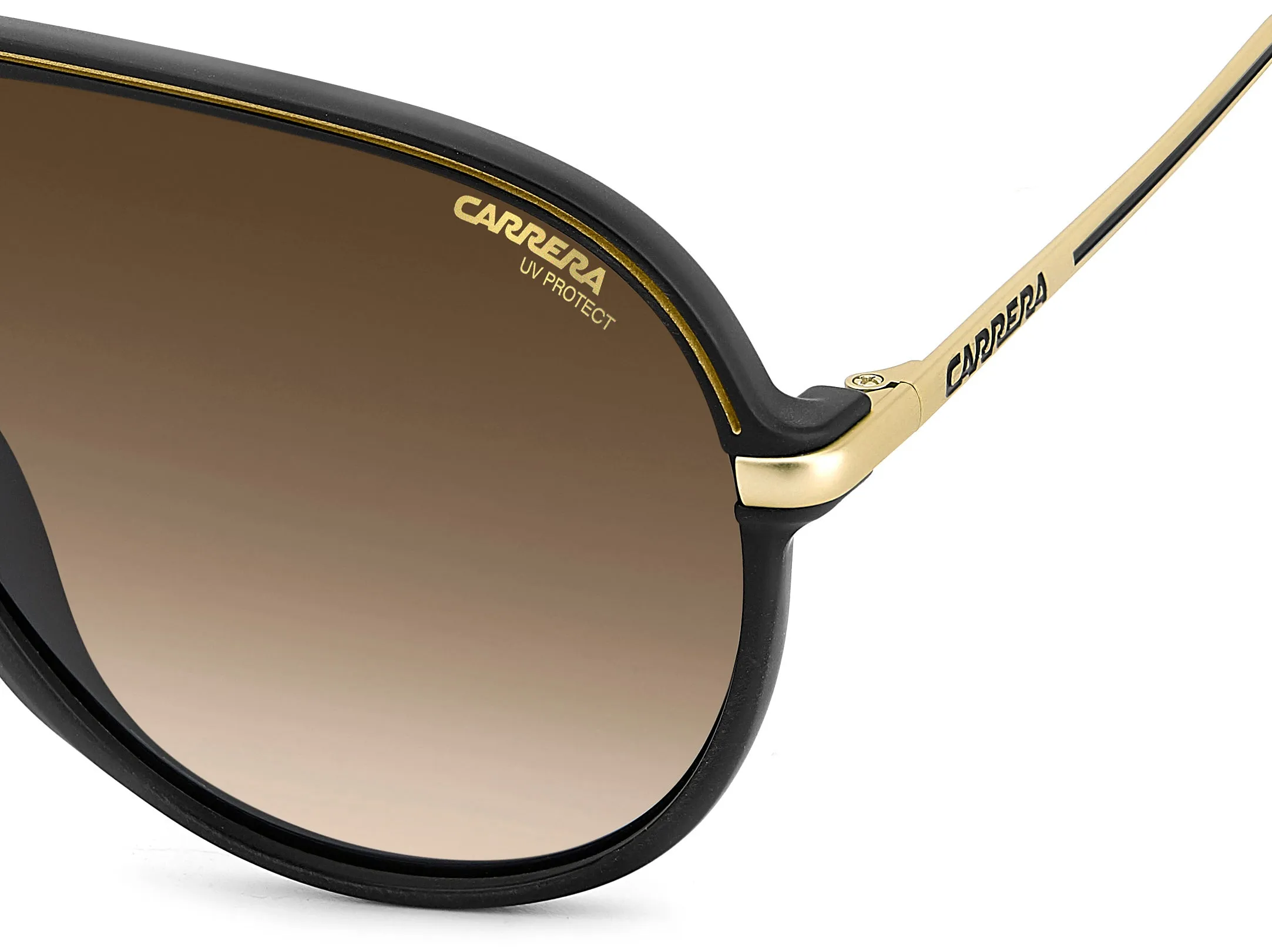 Carrera C SPORT 06/S I46/86 Occhiali da sole Polyamide Nero Marrone Pilot Normale Sfumato - immagine 4