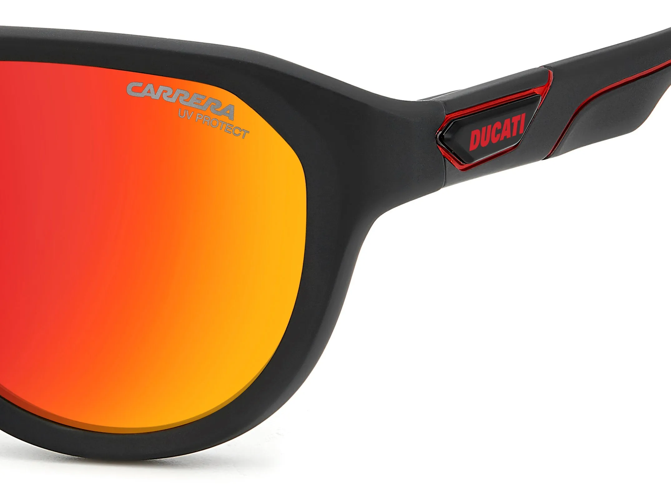 Carrera Ducati CARDUC 050/S 003/UZ Occhiali da sole Polyamide Nero Rosso Rotonda Normale Multistrato - immagine 4