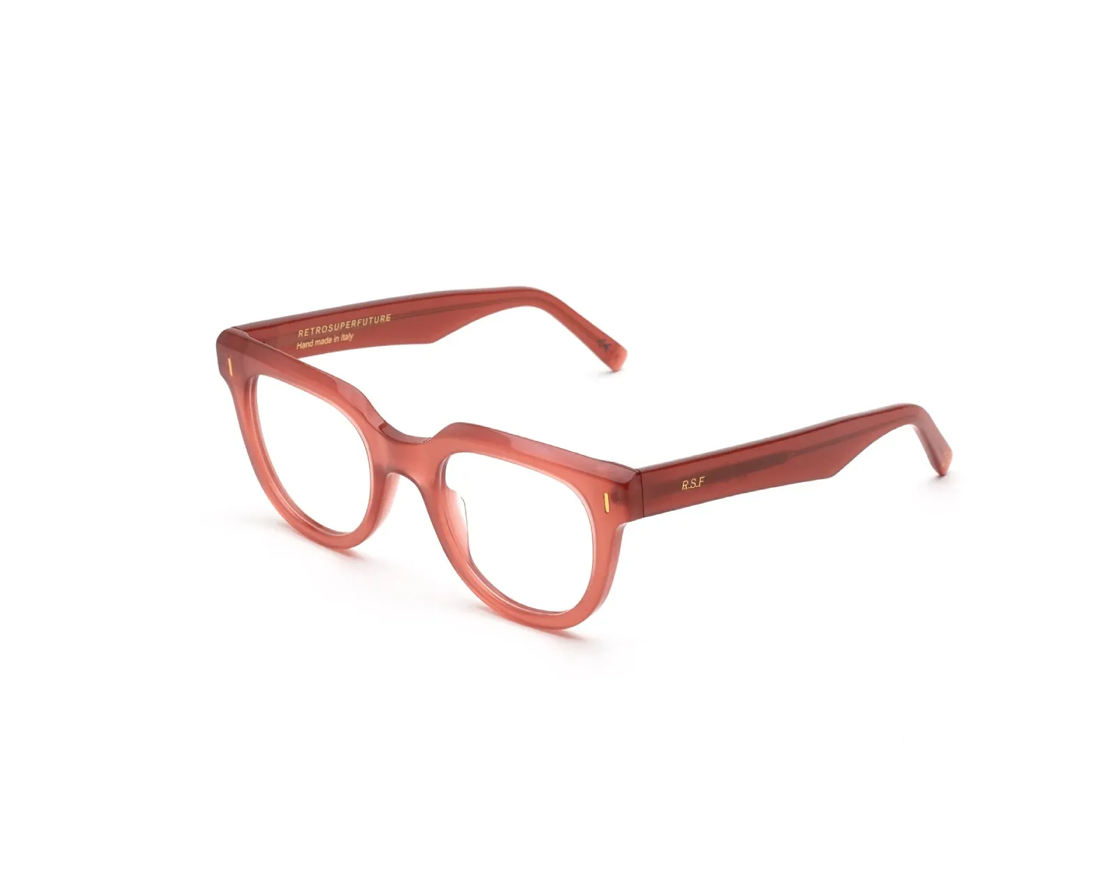 Retrosuperfuture 3LE Numero 82 Attuale Montature da vista Acetato Rosa Pilot - immagine 1
