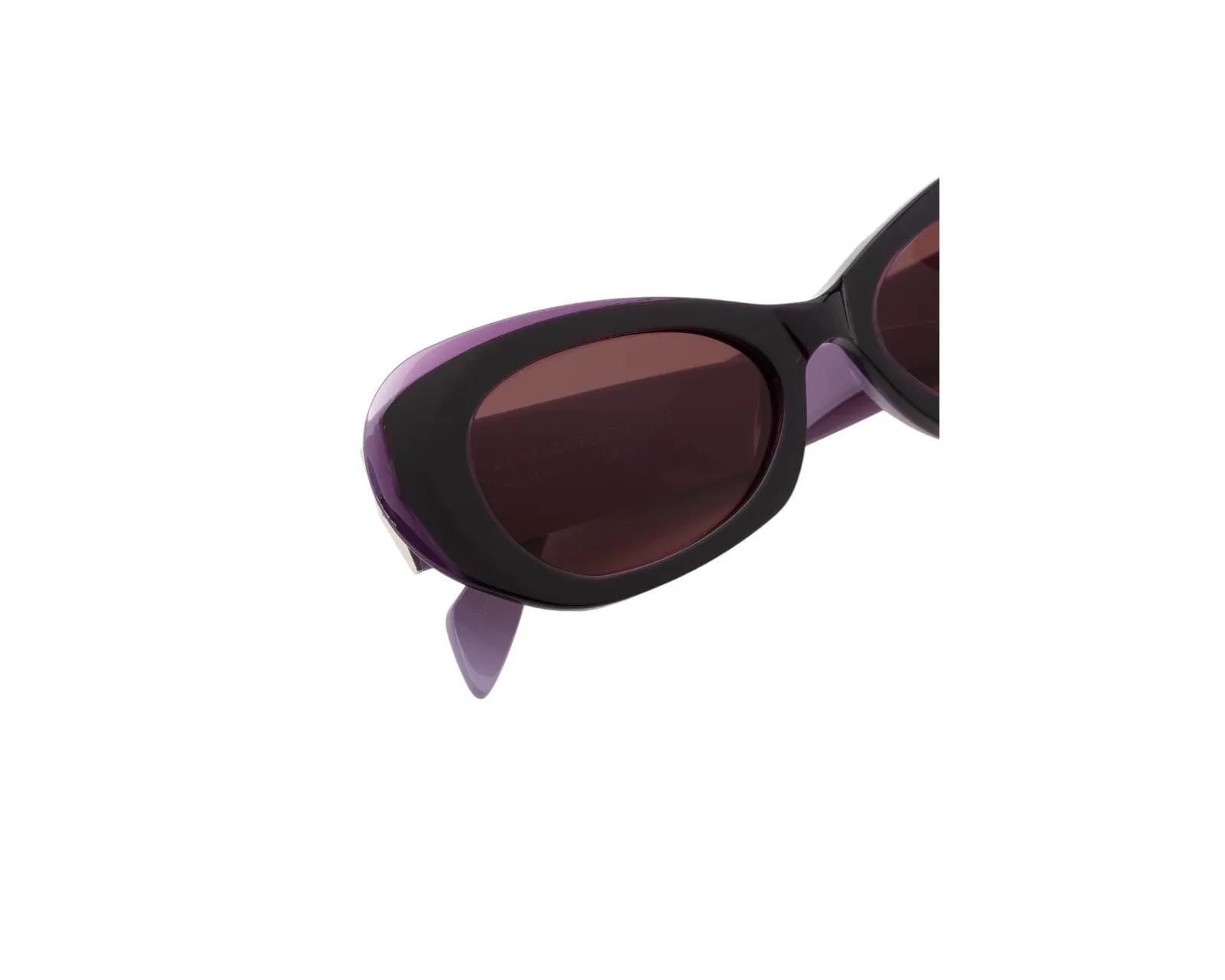 Retrosuperfuture USF IZIPHO MELANZANA Occhiali da sole Acetato Viola Viola Geometrica Normale - immagine 3