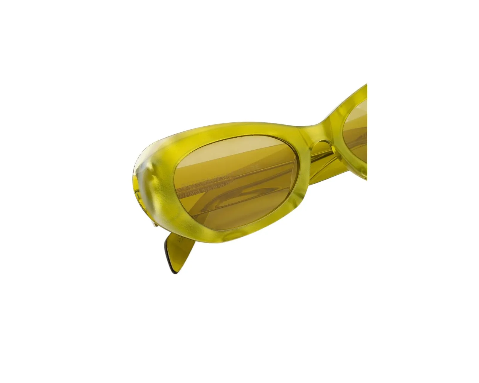 Retrosuperfuture I99 IZIPHO MINDLESS Occhiali da sole Acetato Giallo Giallo Geometrica Normale - immagine 3