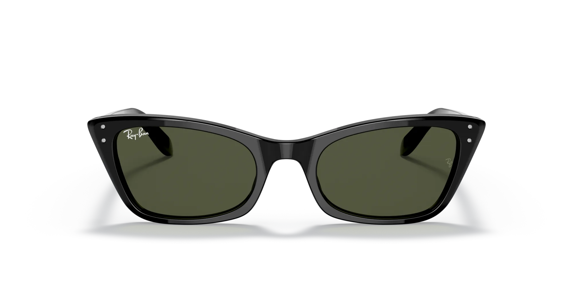Ray - Ban RB2299 LADY BURBANK 901/31 Occhiali da sole Acetato Nero Verde Cat Eye Normale - immagine 3