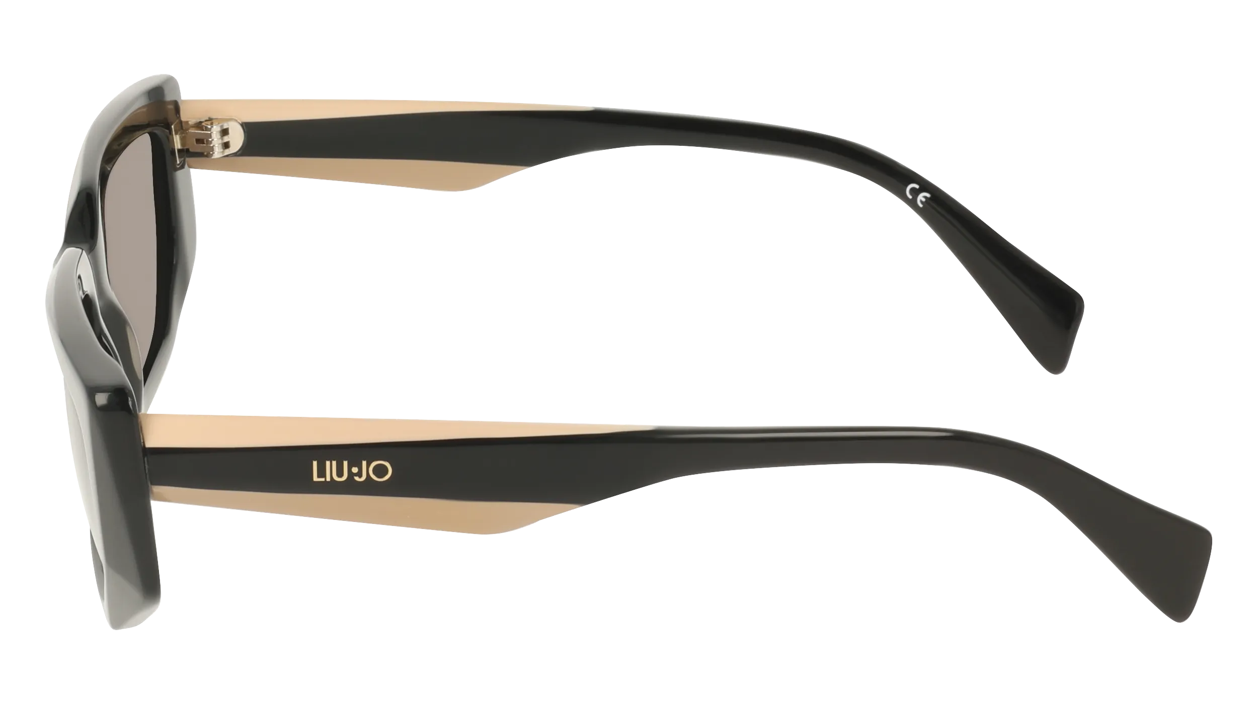 Liu Jo LJ812S 001 Occhiali da sole Acetato Nero Grigio Squadrata Normale - immagine 3