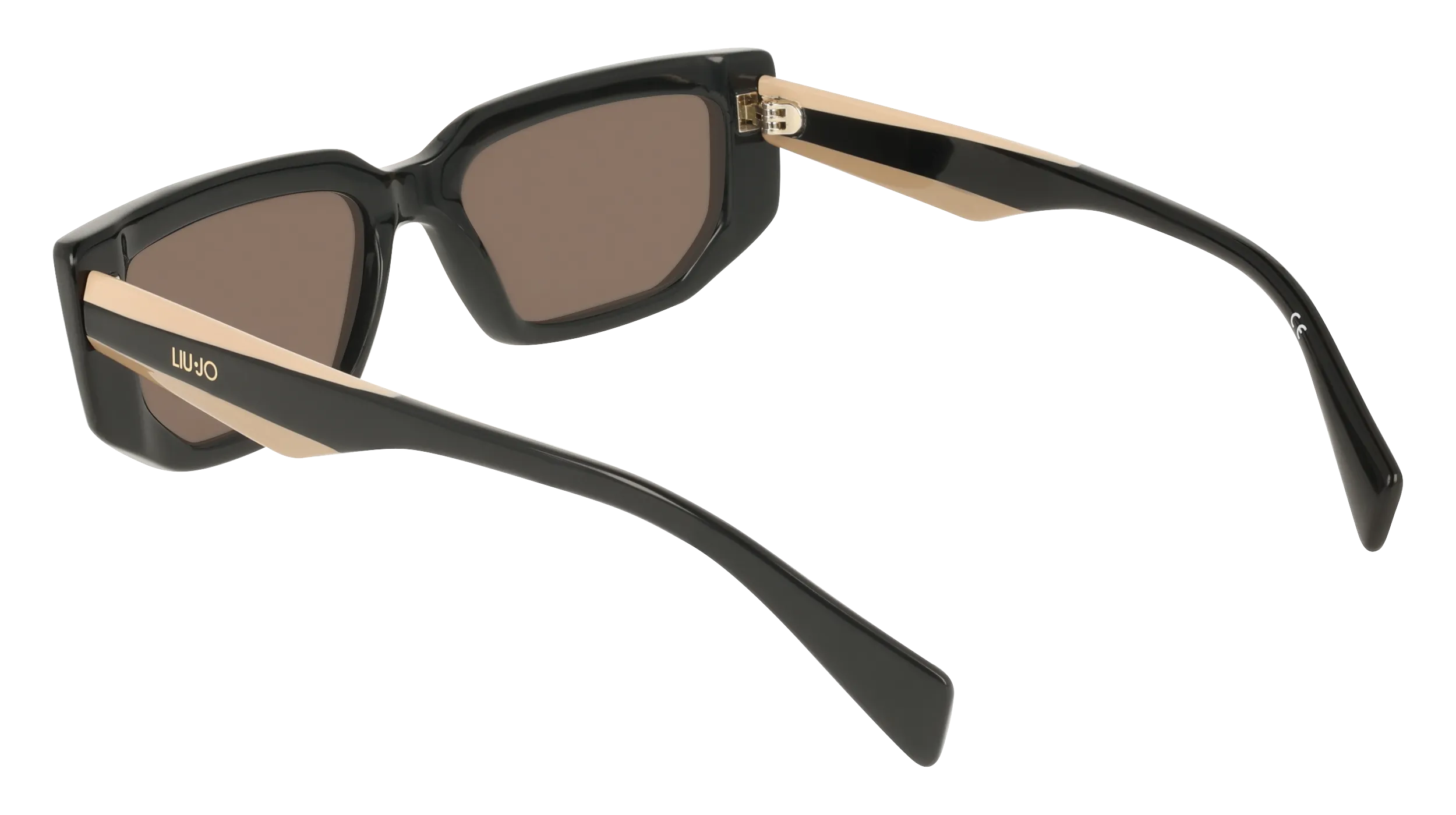 Liu Jo LJ812S 001 Occhiali da sole Acetato Nero Grigio Squadrata Normale - immagine 4