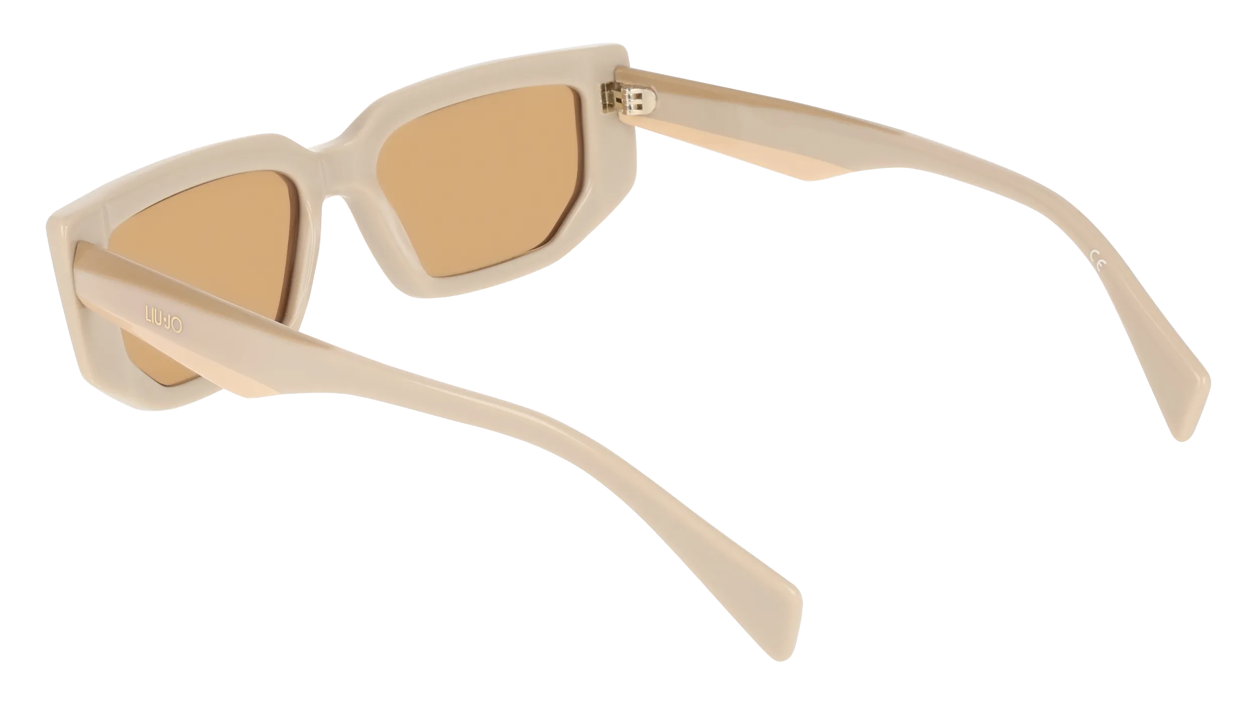 Liu Jo LJ812S 264 Occhiali da sole Acetato Beige Marrone Squadrata Normale - immagine 4