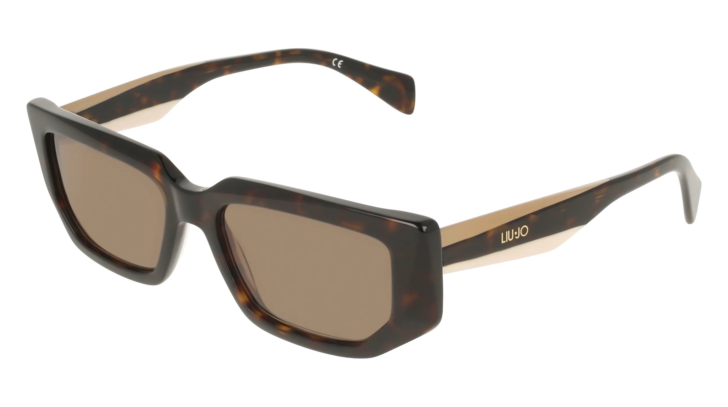 Liu Jo LJ812S 242 Occhiali da sole Acetato Havana Marrone Squadrata Normale - immagine 1
