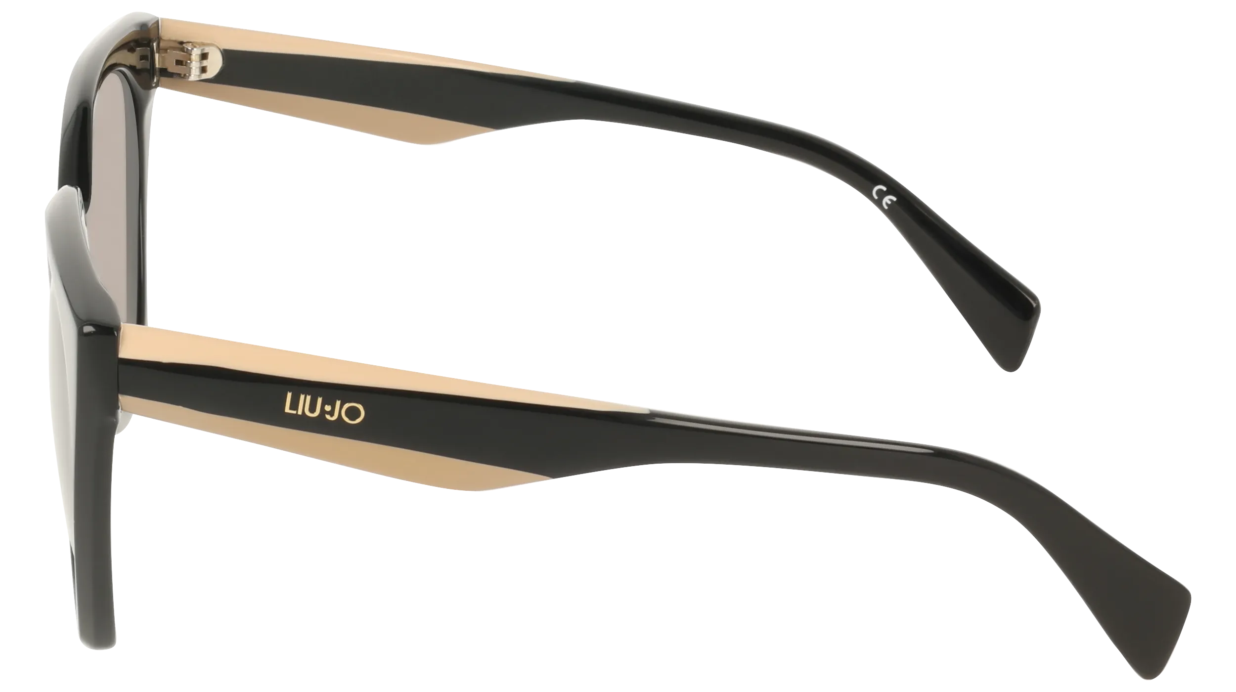 Liu Jo LJ813S 001 Occhiali da sole Acetato Nero Marrone Squadrata Normale - immagine 3