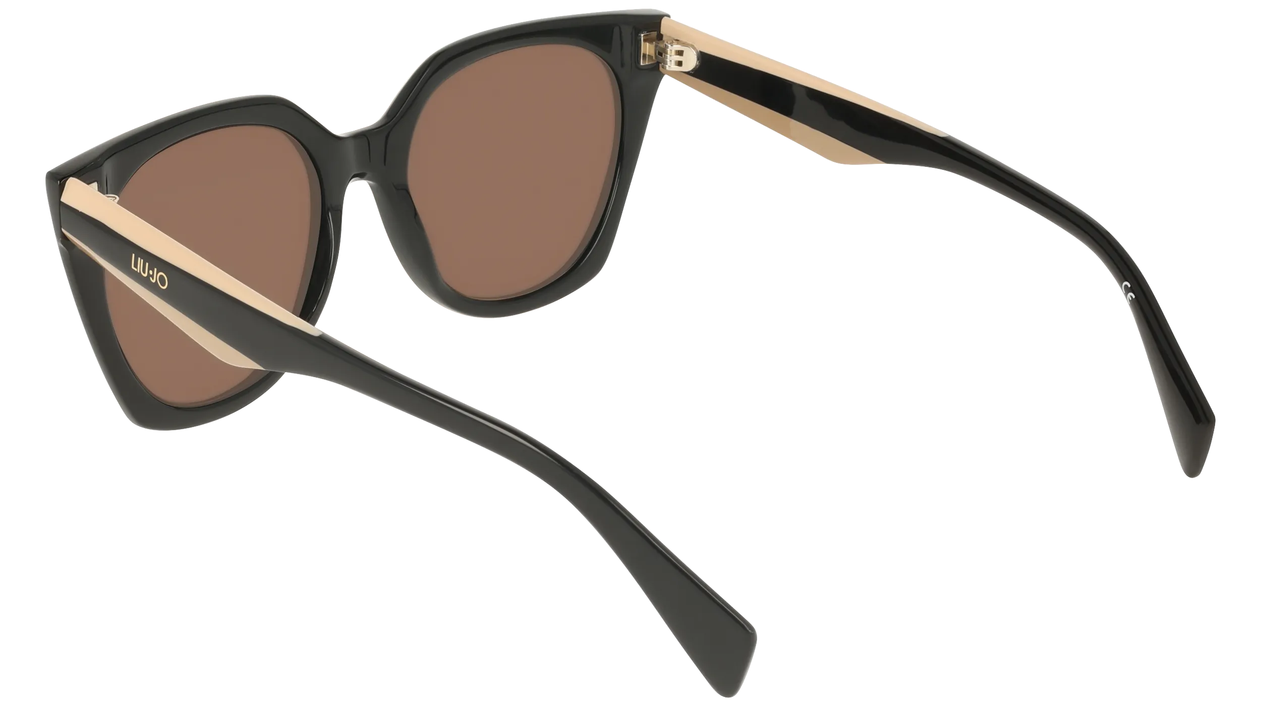 Liu Jo LJ813S 001 Occhiali da sole Acetato Nero Marrone Squadrata Normale - immagine 4