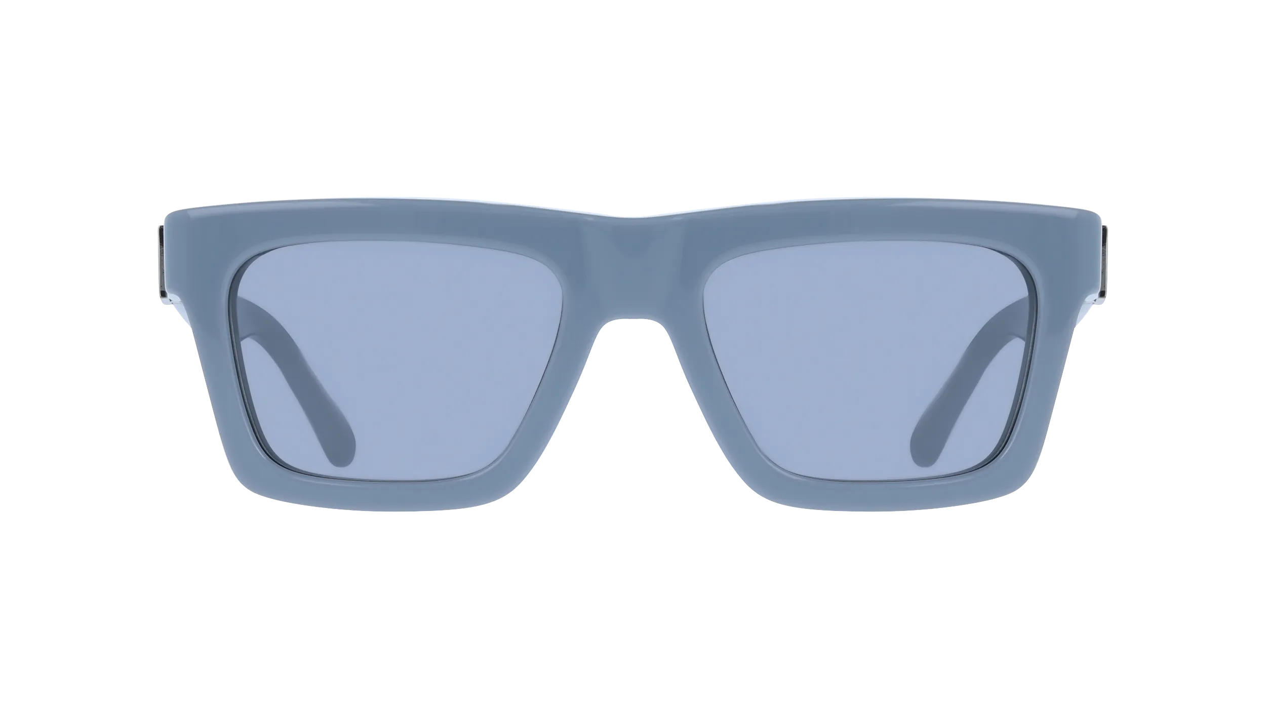 Ferragamo SF2071S 452 Occhiali da sole Acetato Azzurro Grigio Squadrata Normale - immagine 2
