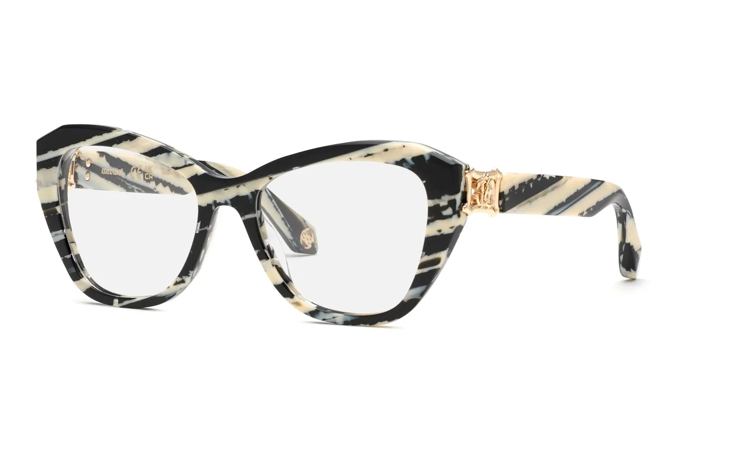 Roberto Cavalli VRC099 0AHH Montature da vista Acetato Multi-colore Geometrica - immagine 1