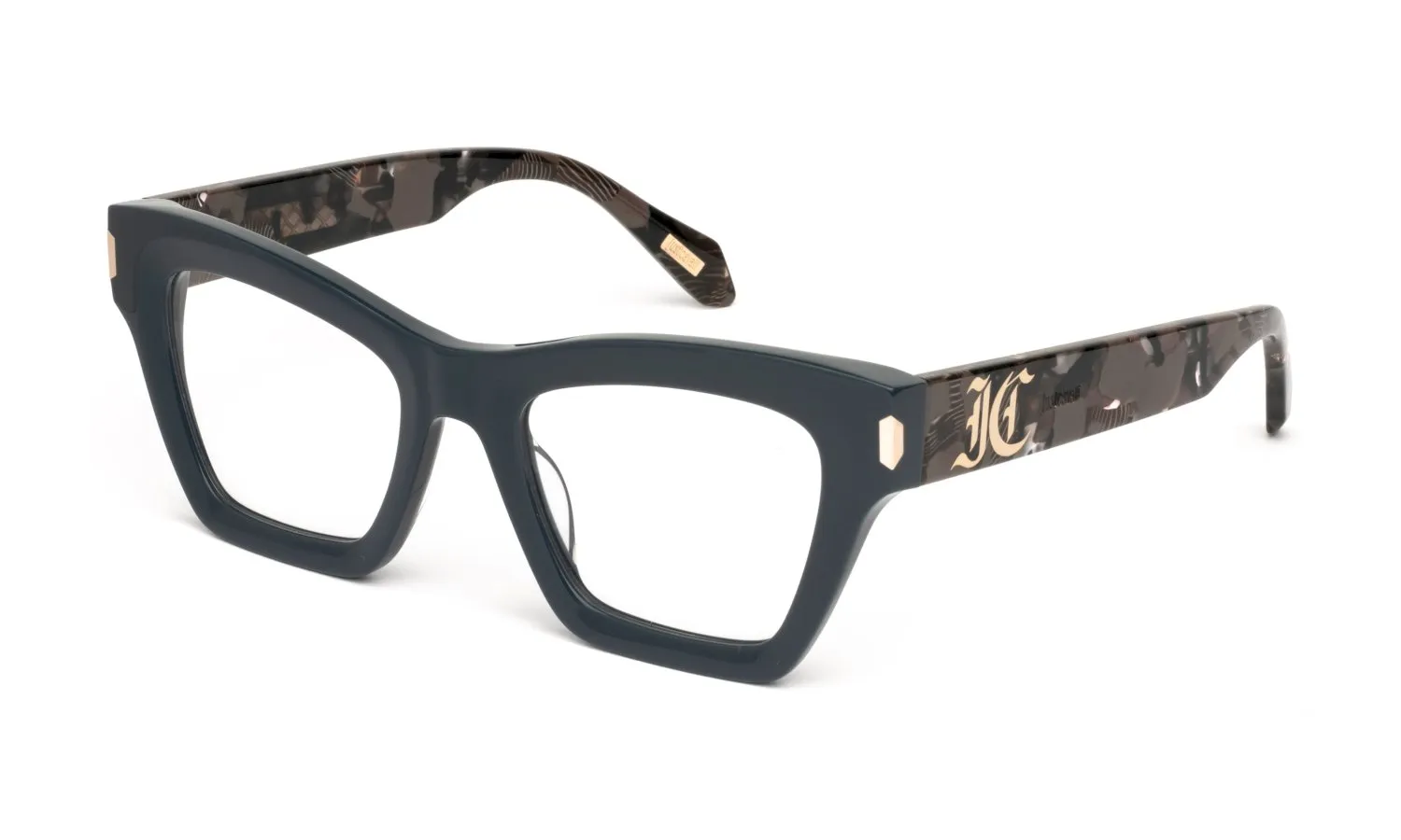 Just Cavalli VJC119V 0V66 Montature da vista Acetato Blu Farfalla - immagine 1