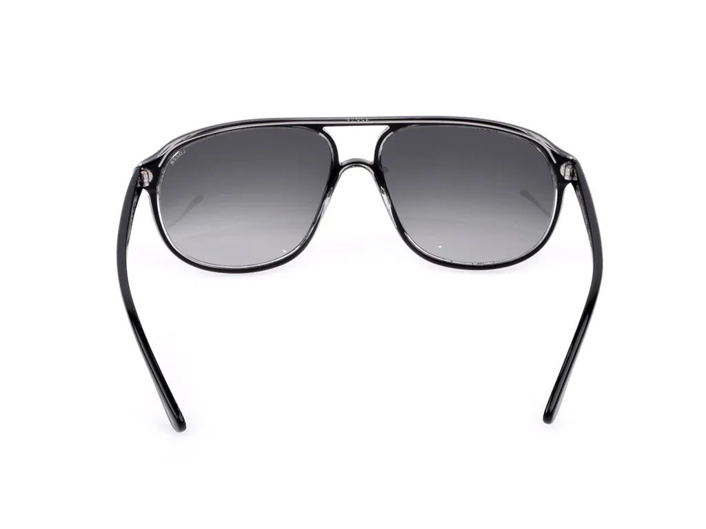 Lozza SL1827L ZILO SPORT Z32L Occhiali da sole Acetato Nero Fumo Pilot Normale Sfumato - immagine 4