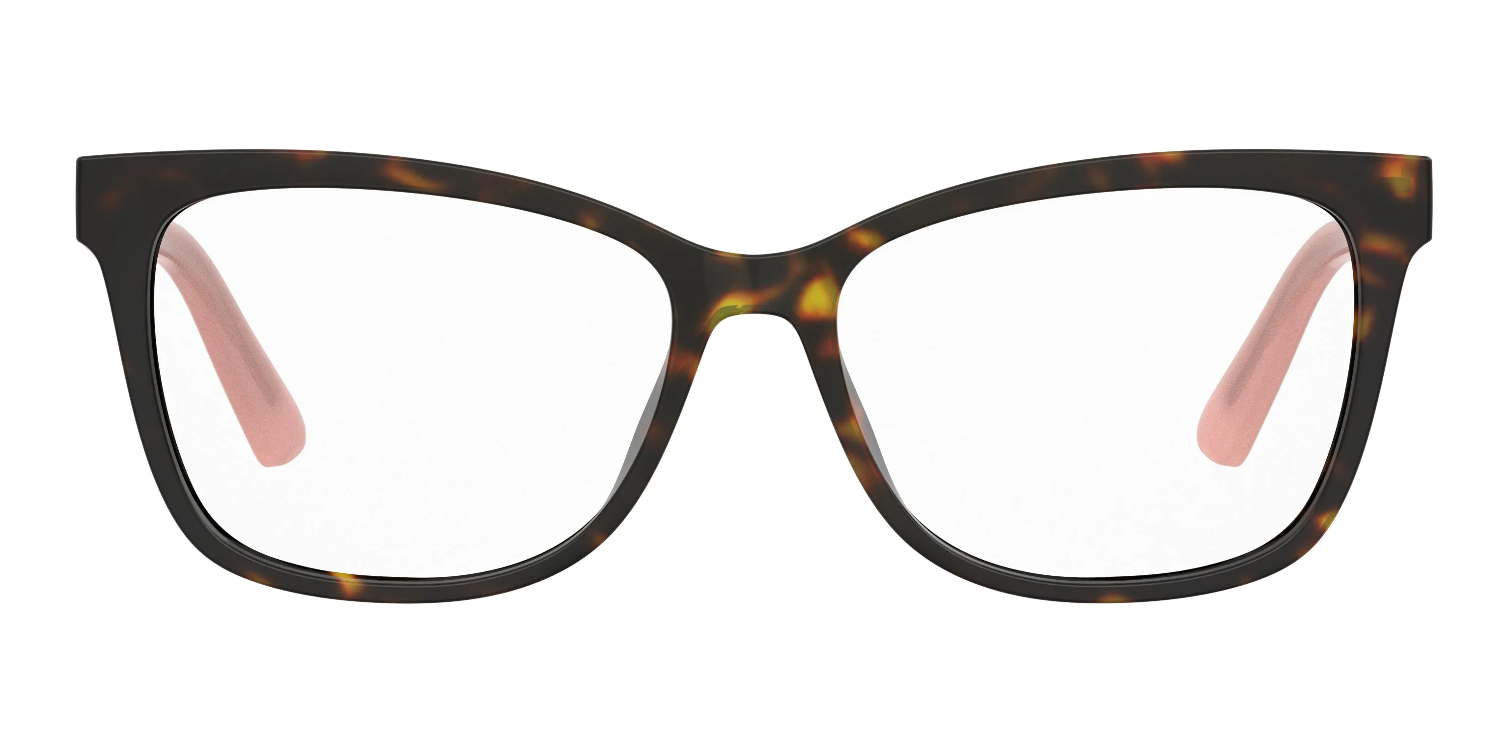 Moschino MOL660 086 Montature da vista Acetato Havana Squadrata Normale - immagine 2