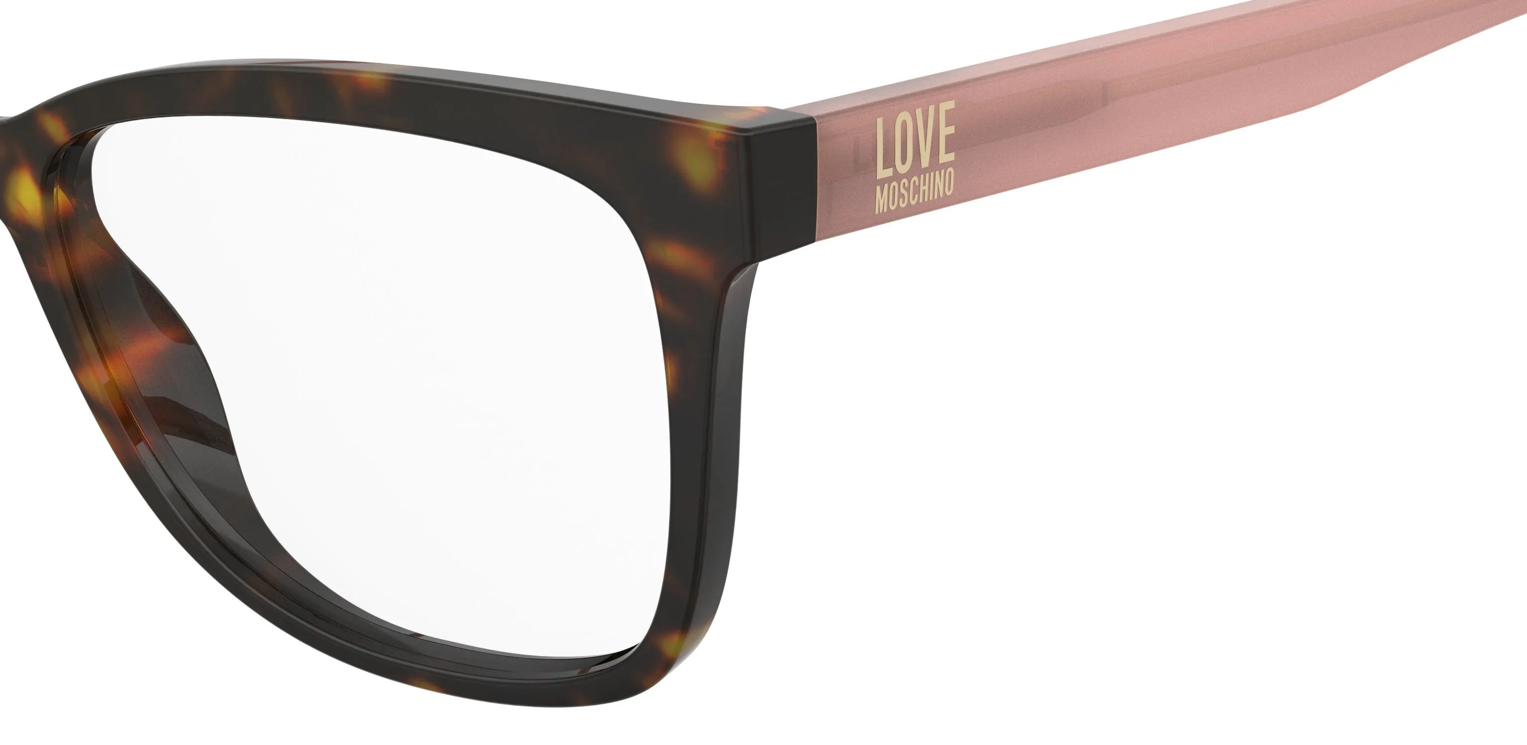 Moschino MOL660 086 Montature da vista Acetato Havana Squadrata Normale - immagine 3