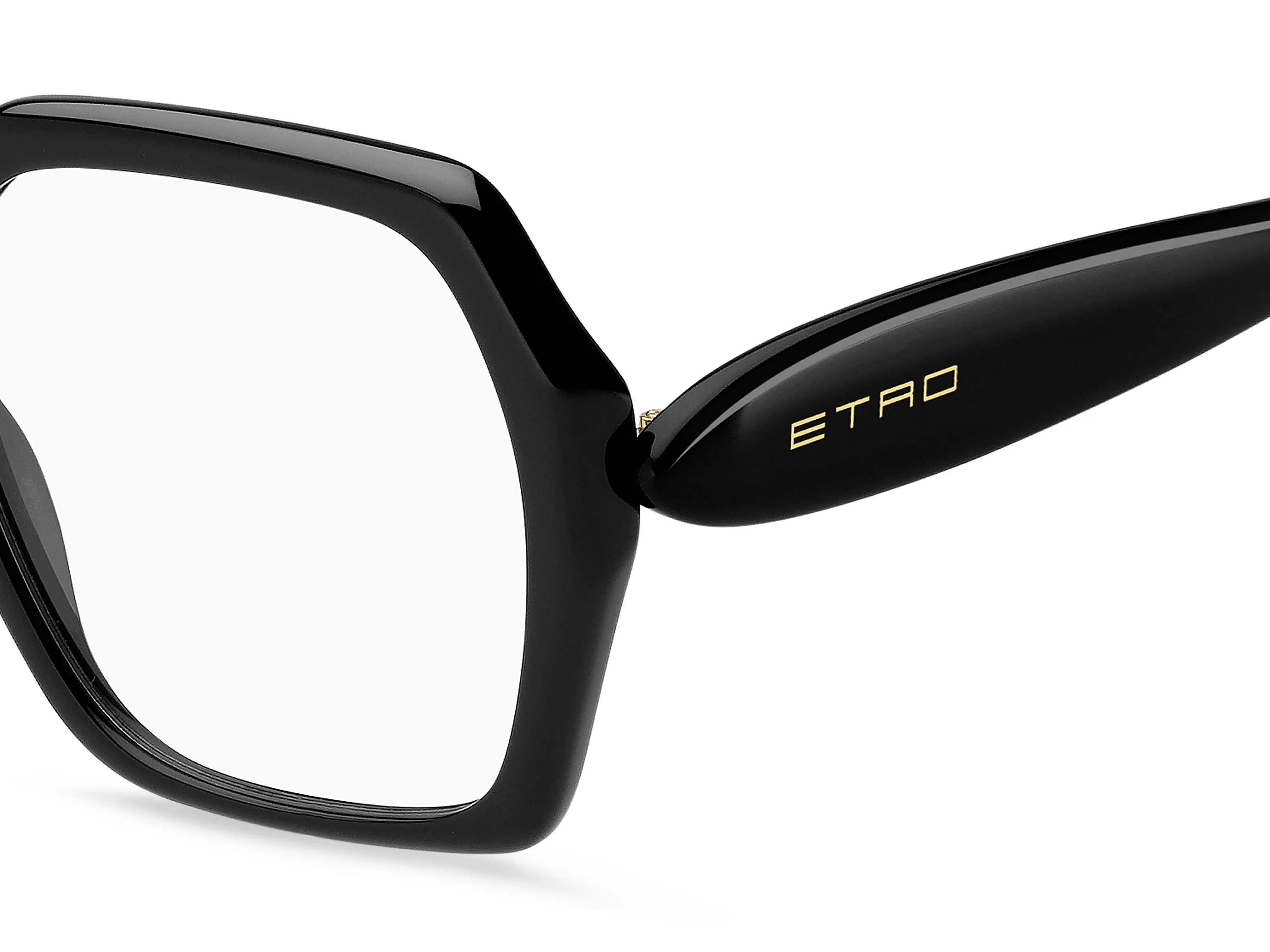 ETRO ETRO 0088 807 Montature da vista Acetato Nero Squadrata Normale - immagine 3