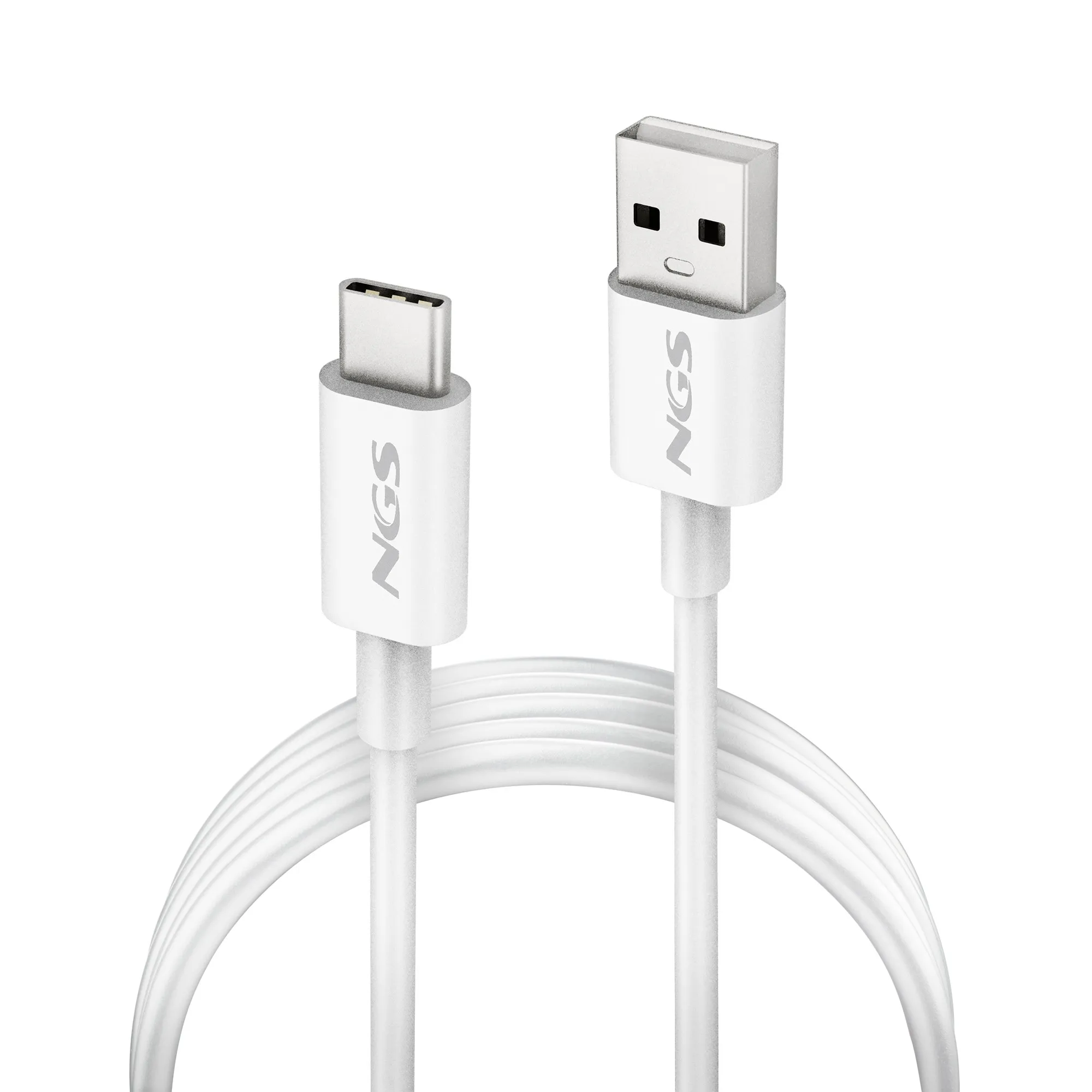 NGS ZYRO-AC cavo USB USB 2.0 1 m USB A USB C Bianco - immagine 1