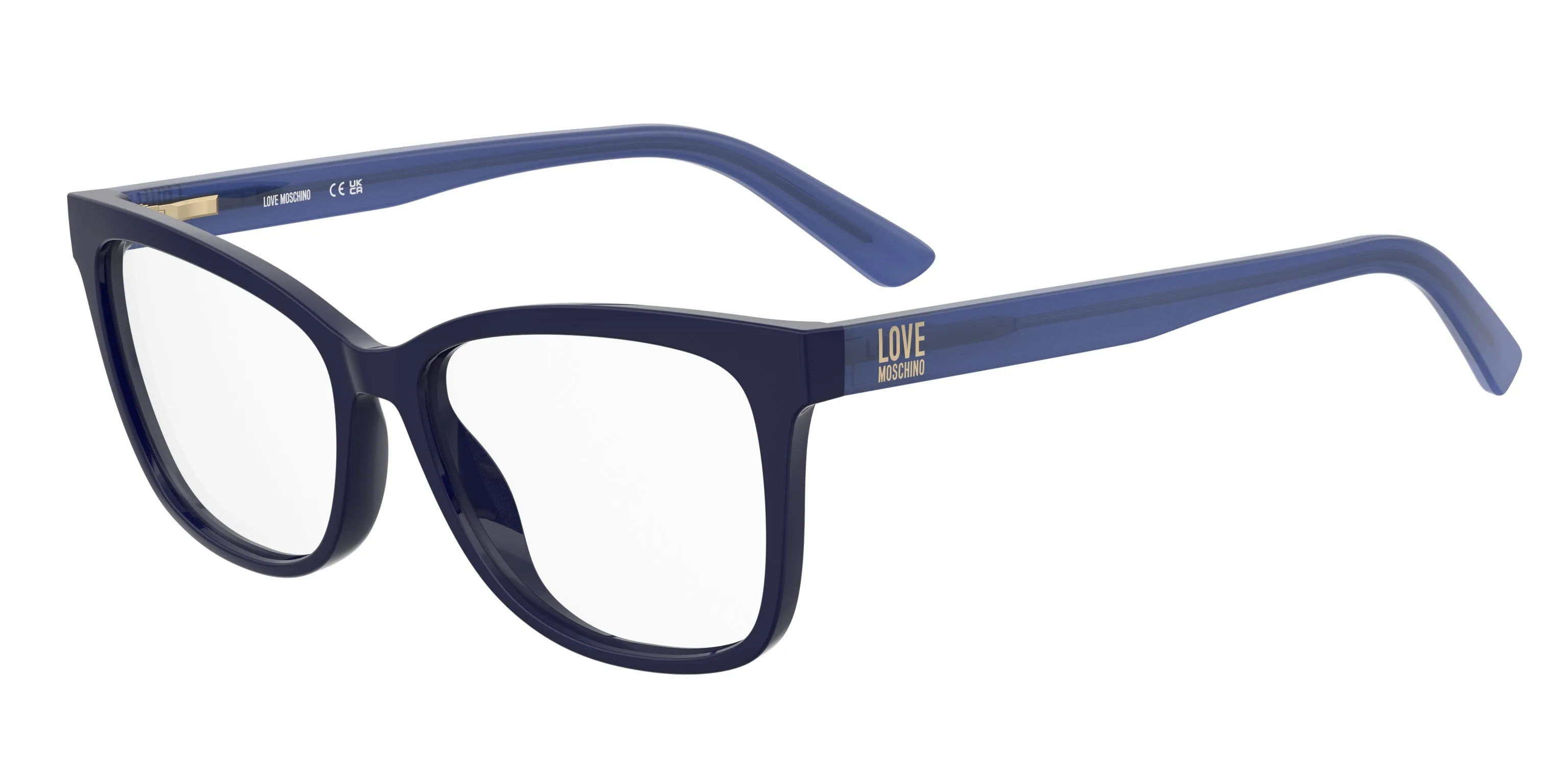 Moschino MOL660 PJP Montature da vista Acetato Blu Squadrata Normale - immagine 1