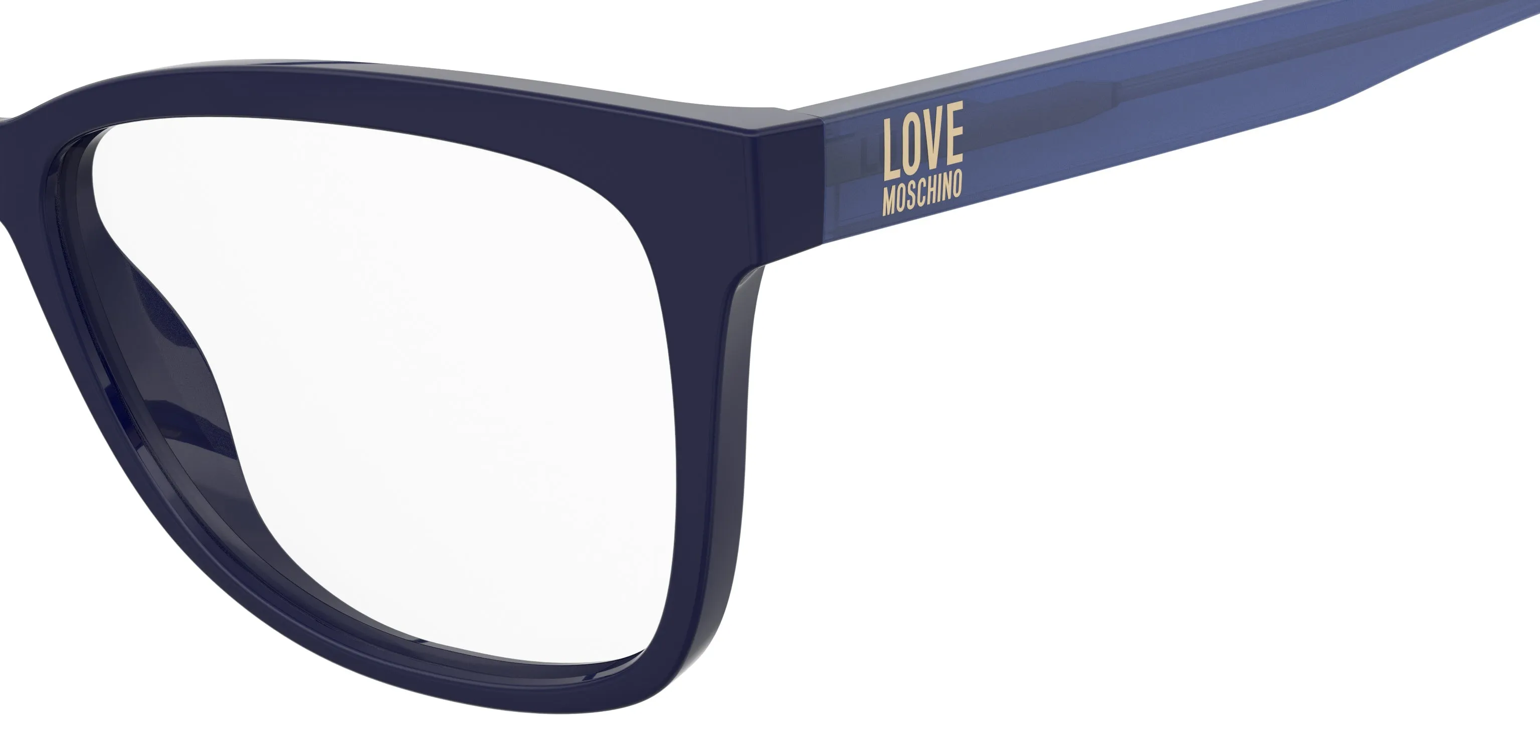 Moschino MOL660 PJP Montature da vista Acetato Blu Squadrata Normale - immagine 3