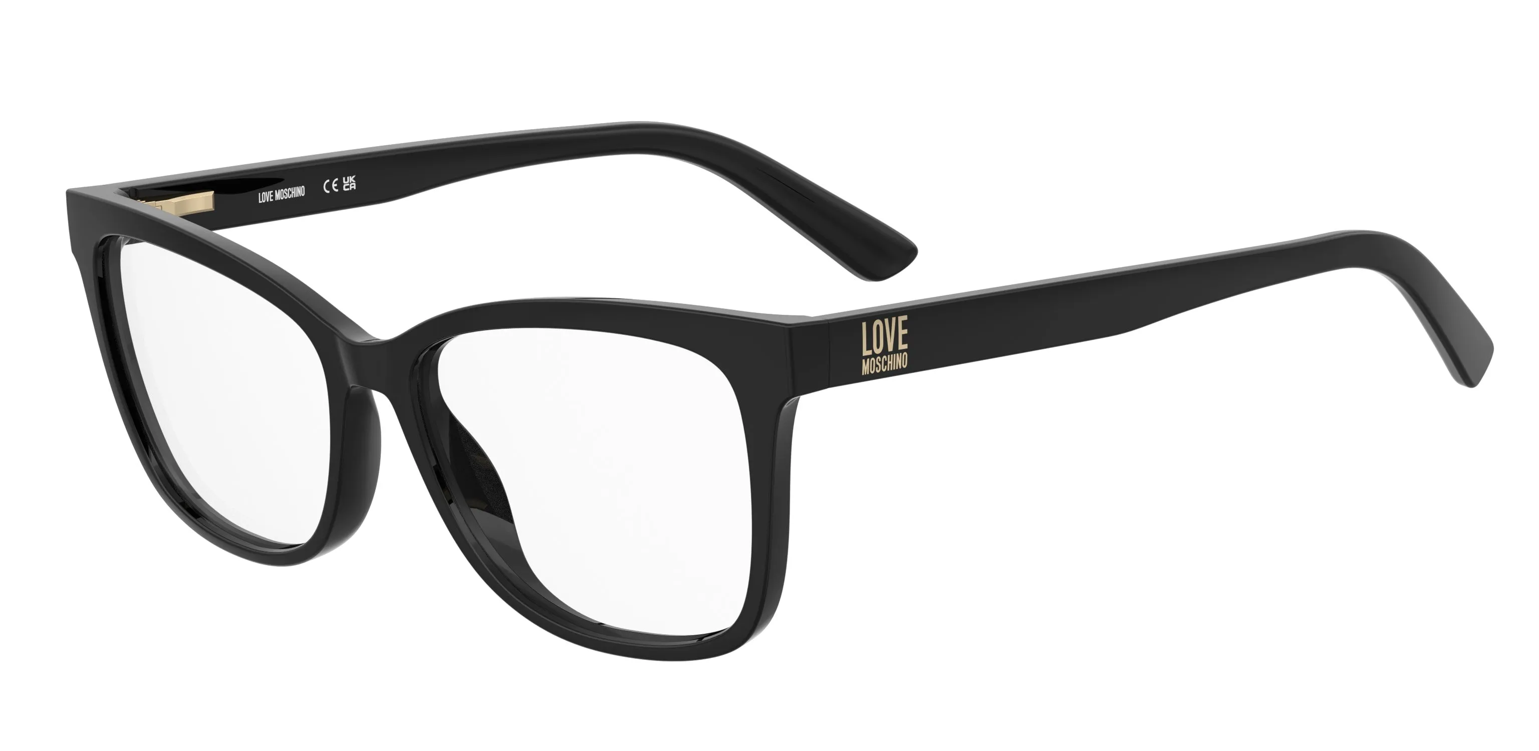 Moschino MOL660 807 Montature da vista Acetato Nero Squadrata Normale - immagine 1