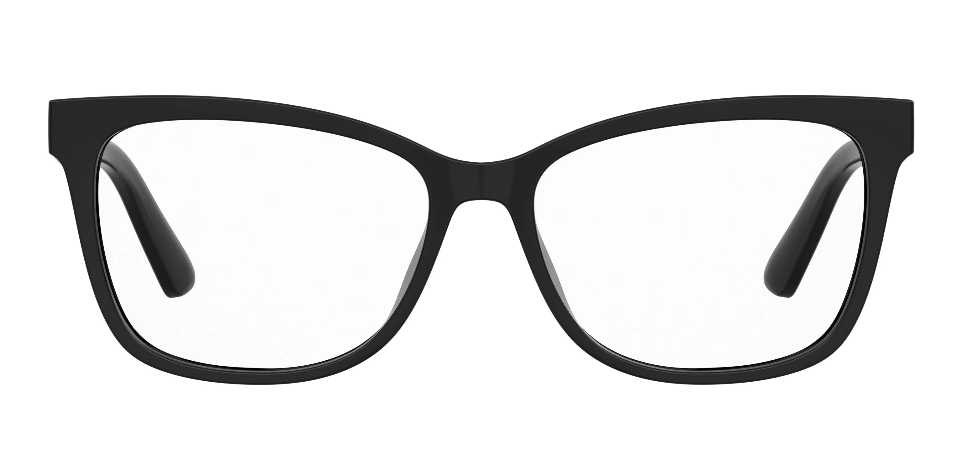 Moschino MOL660 807 Montature da vista Acetato Nero Squadrata Normale - immagine 2