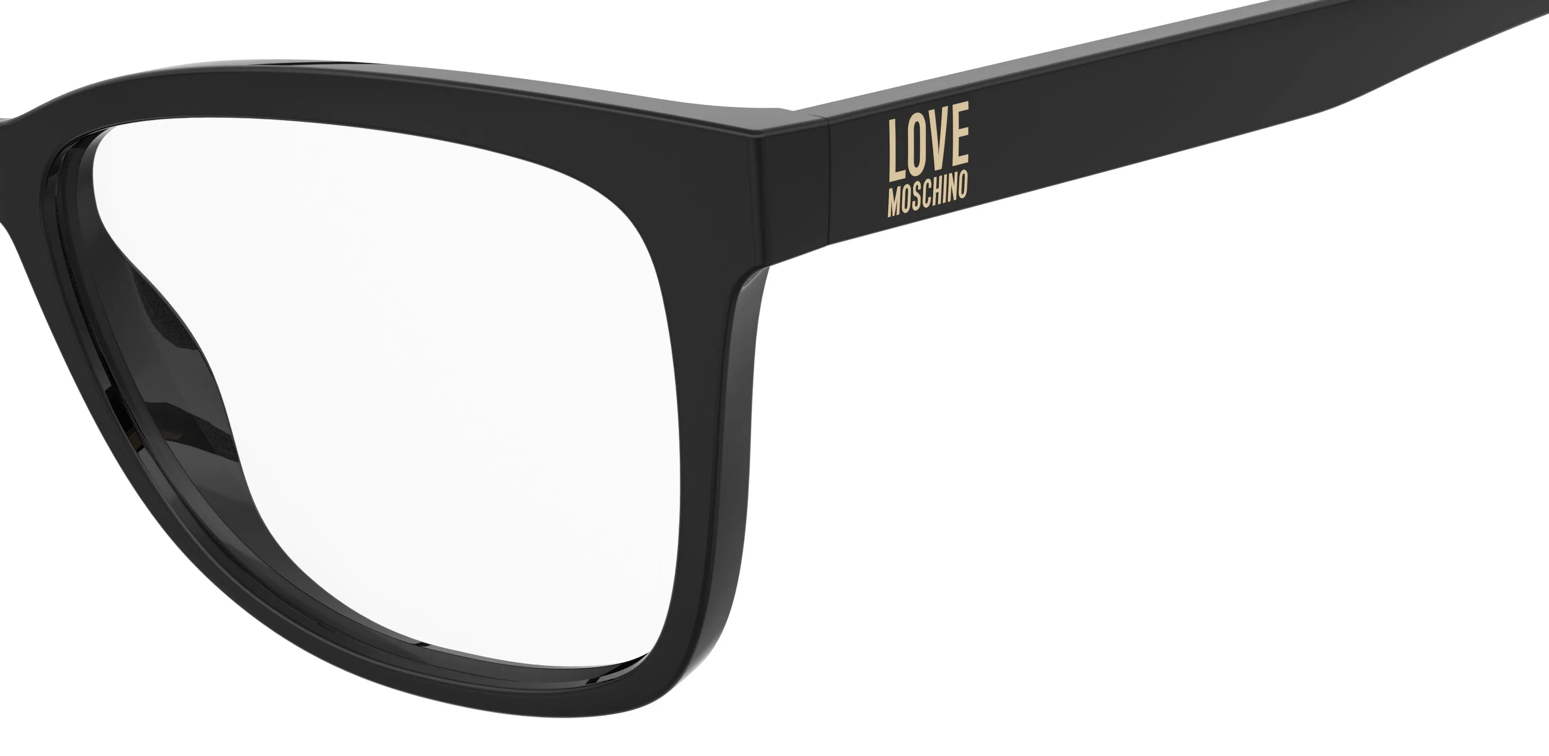 Moschino MOL660 807 Montature da vista Acetato Nero Squadrata Normale - immagine 3