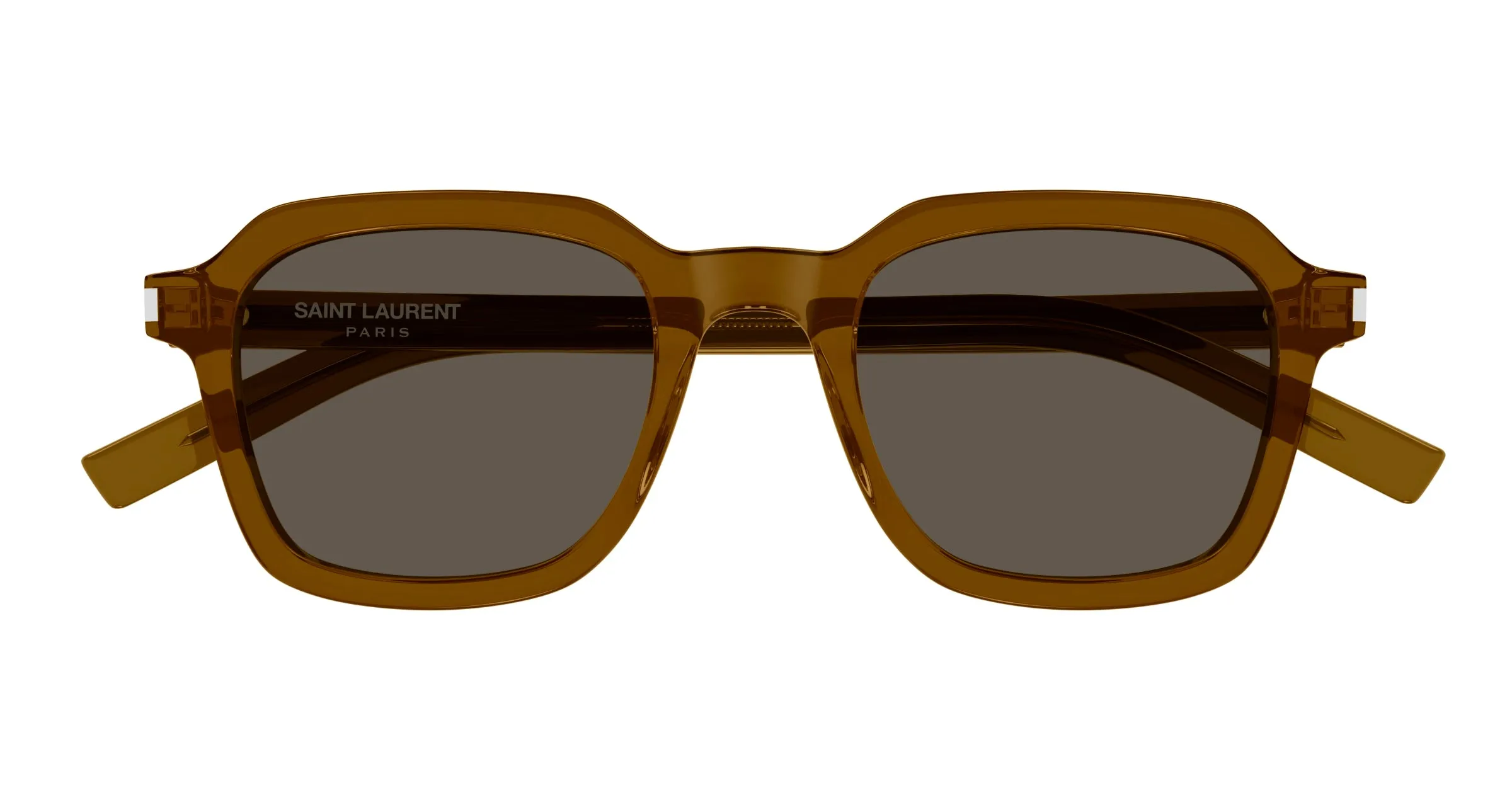 SAINT LAURENT SL 715 SLIM 005 Occhiali da sole Acetato Marrone Marrone Squadrata - immagine 3
