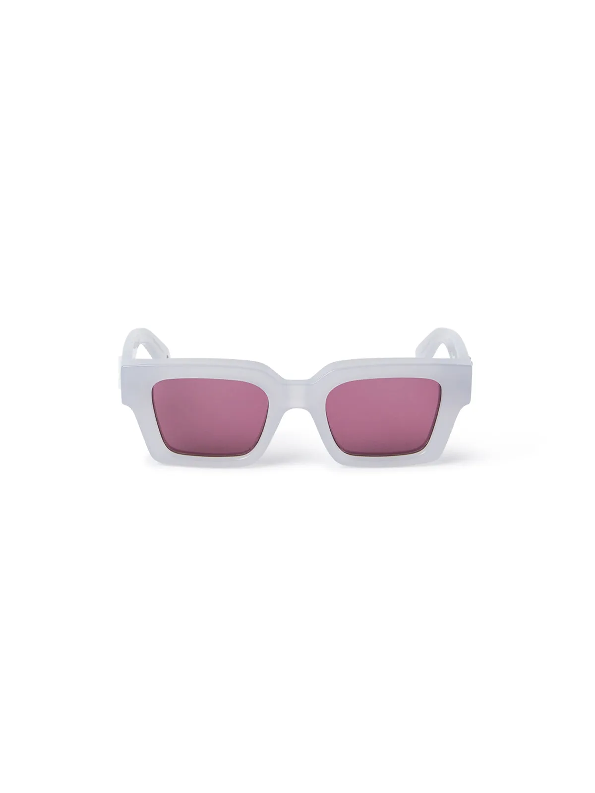Off-White Unisex OERI008 Virgil 0928 grey burgundy Occhiali da sole Acetato Grigio Bordeaux Squadrata Normale - immagine 1