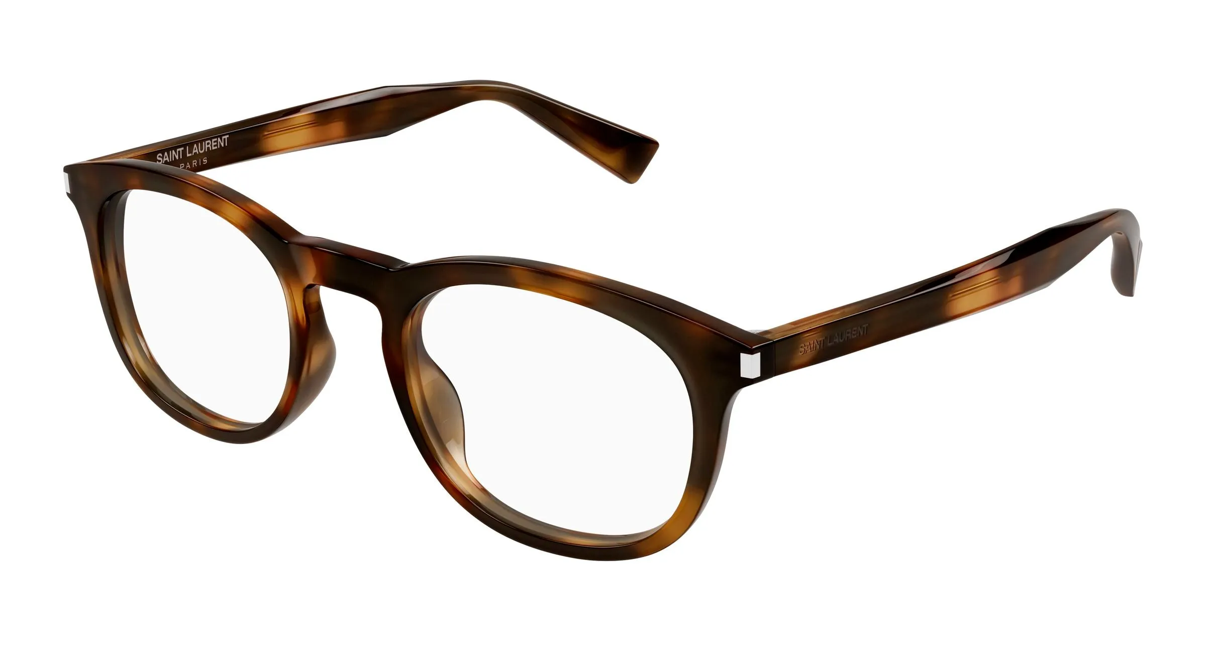 SAINT LAURENT SL 813 003 Montature da vista Acetato Havana Trasparente Squadrata - immagine 1