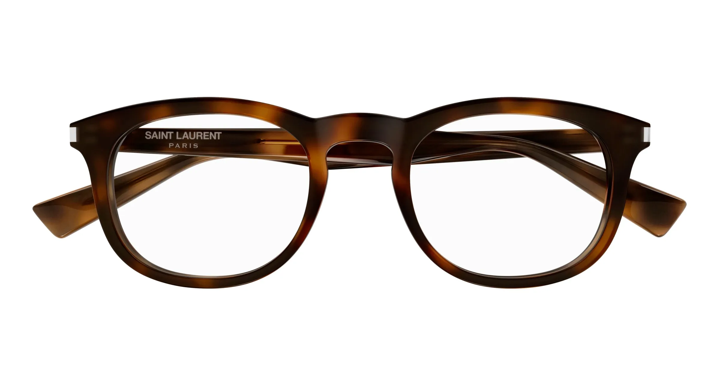SAINT LAURENT SL 813 003 Montature da vista Acetato Havana Trasparente Squadrata - immagine 2