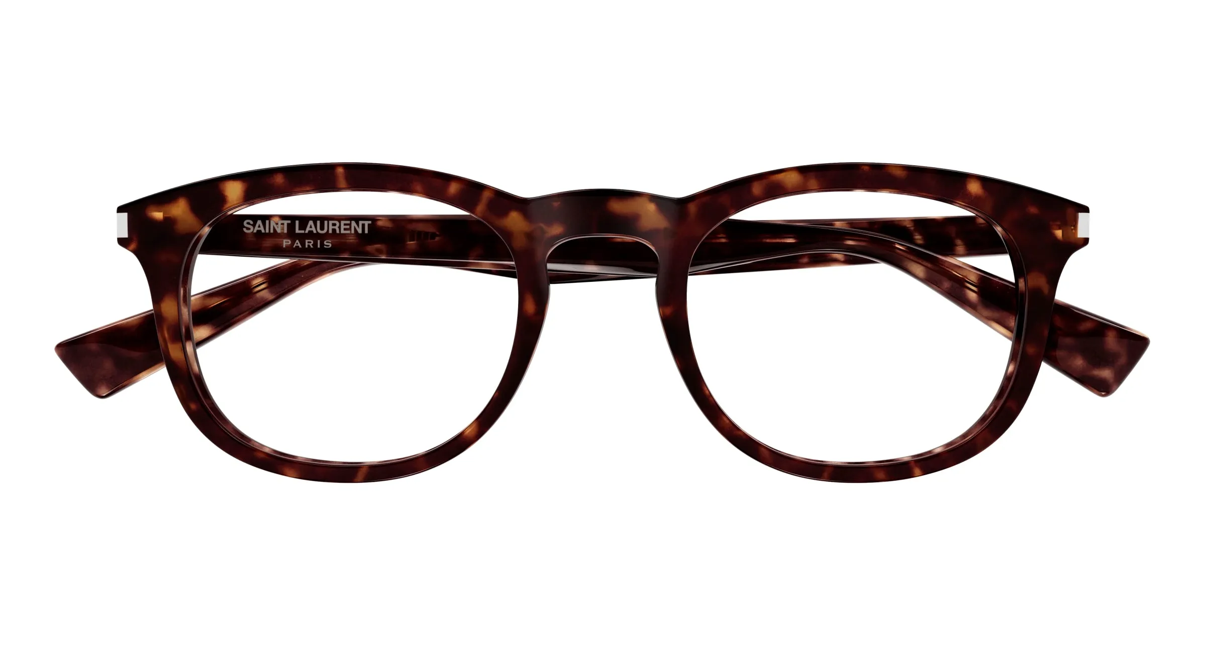 SAINT LAURENT SL 813 002 Montature da vista Acetato Havana Trasparente Squadrata - immagine 2