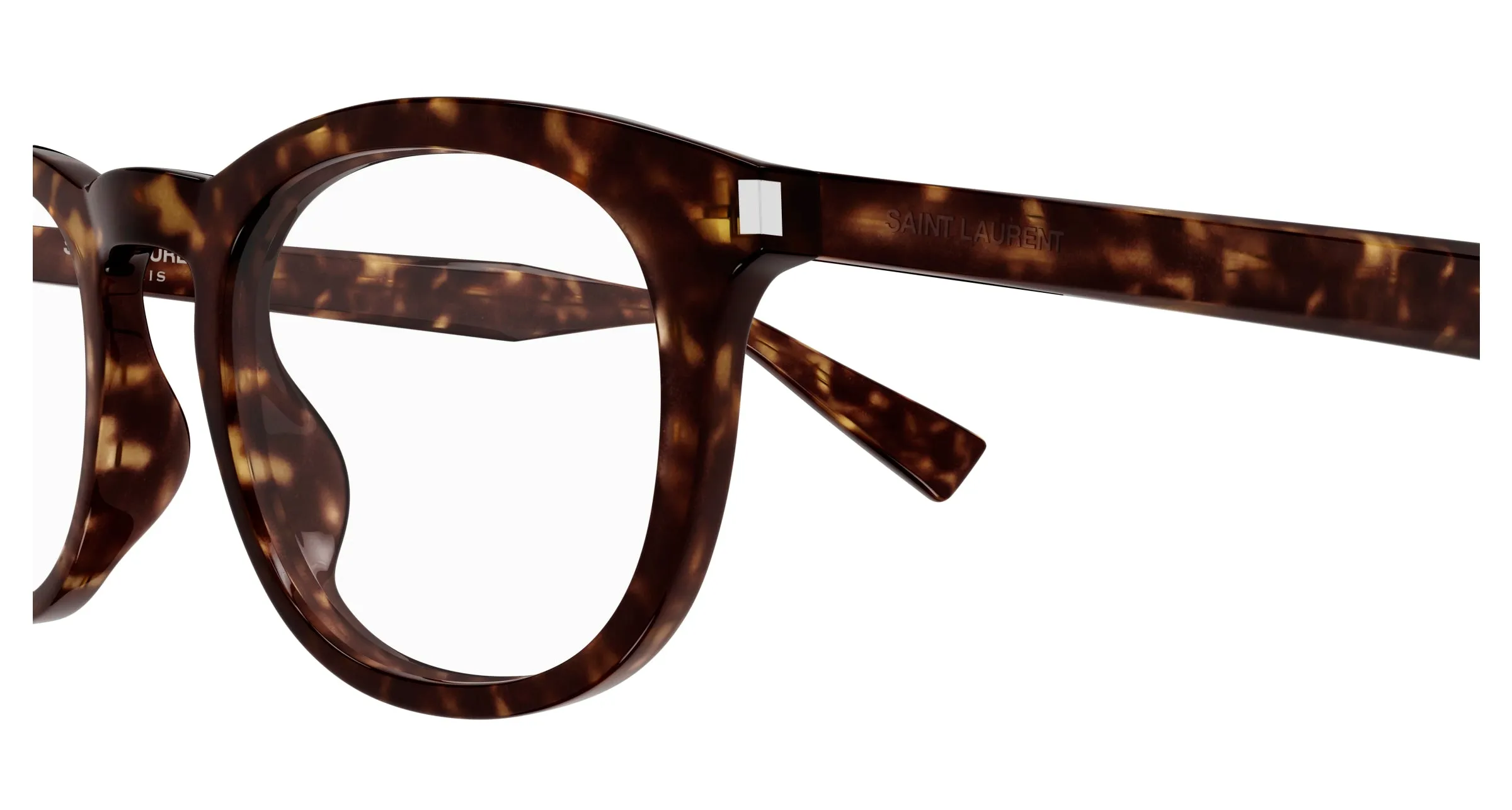 SAINT LAURENT SL 813 002 Montature da vista Acetato Havana Trasparente Squadrata - immagine 3