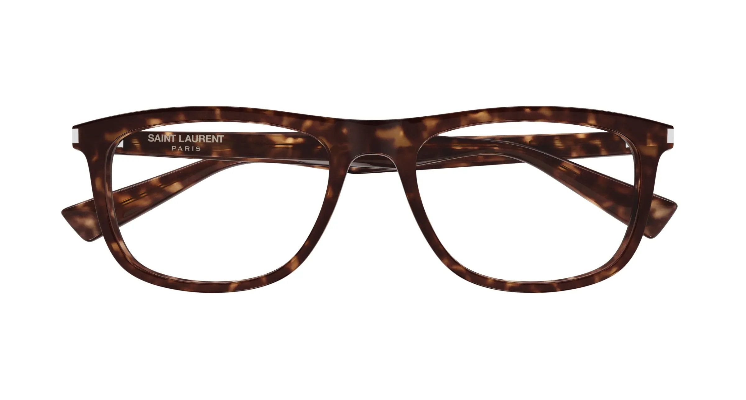 SAINT LAURENT SL 812 006 Montature da vista Acetato Havana Trasparente Squadrata - immagine 2