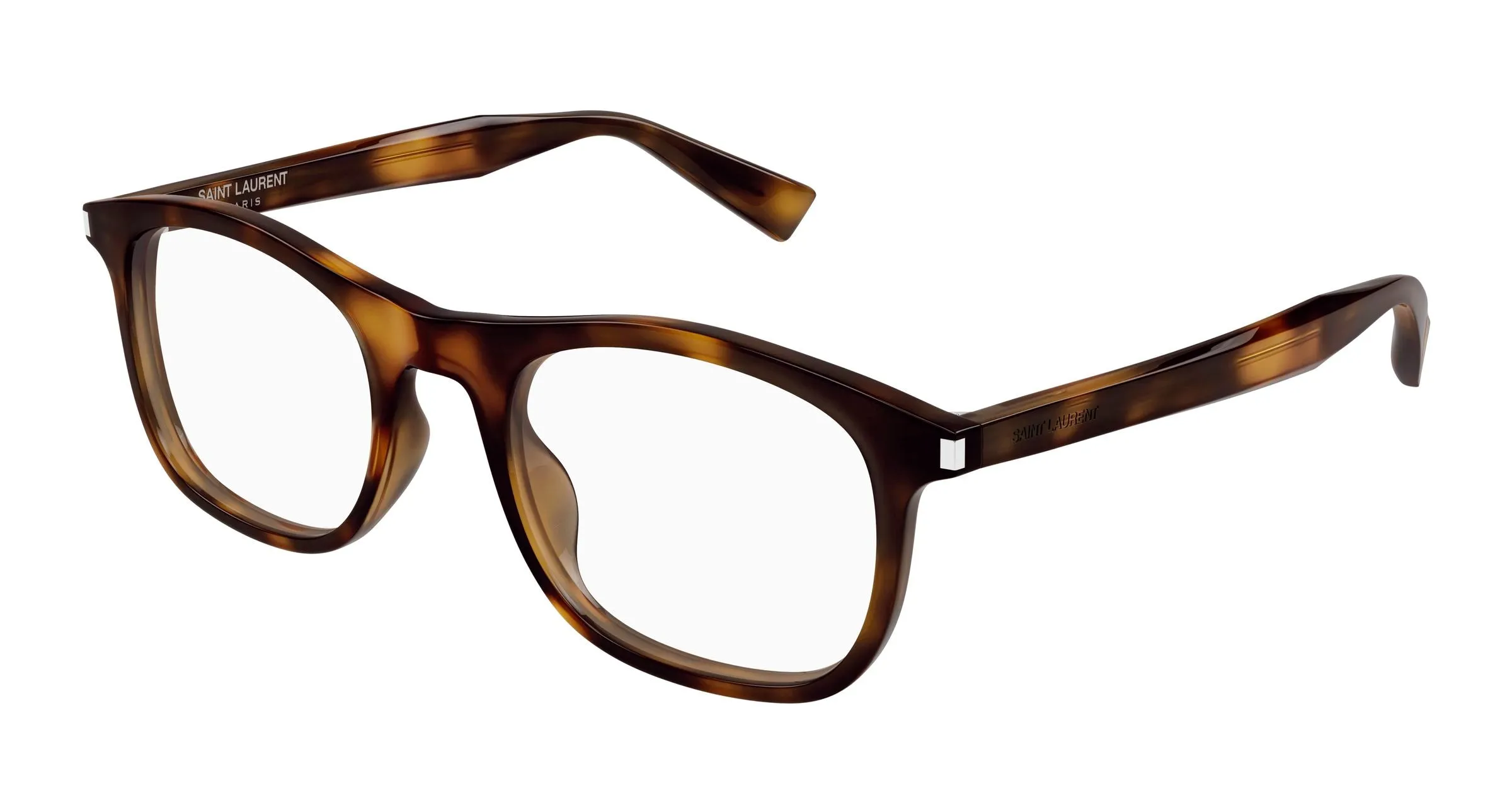 SAINT LAURENT SL 811 003 Montature da vista Acetato Havana Trasparente Squadrata - immagine 1