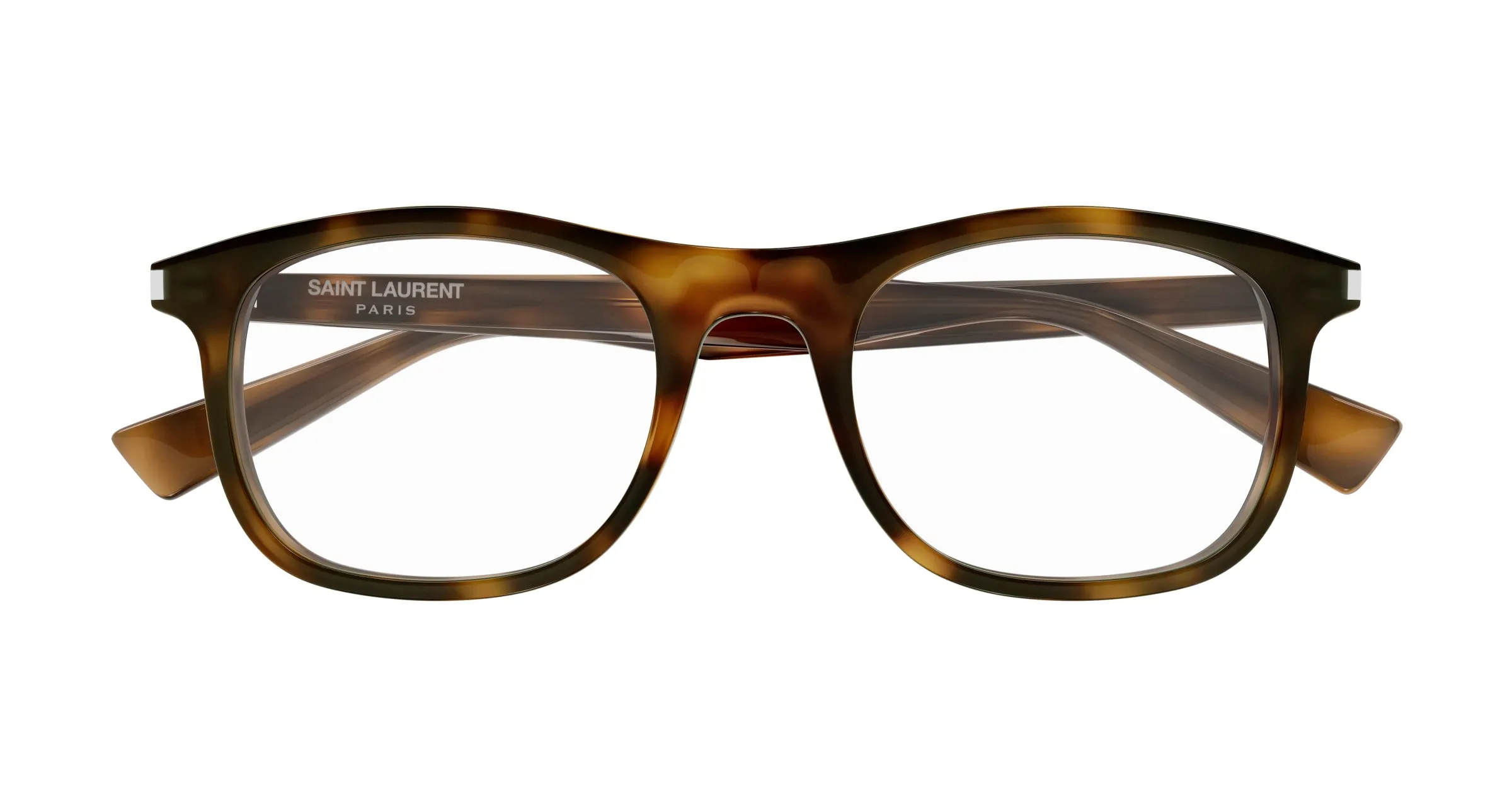 SAINT LAURENT SL 811 003 Montature da vista Acetato Havana Trasparente Squadrata - immagine 2