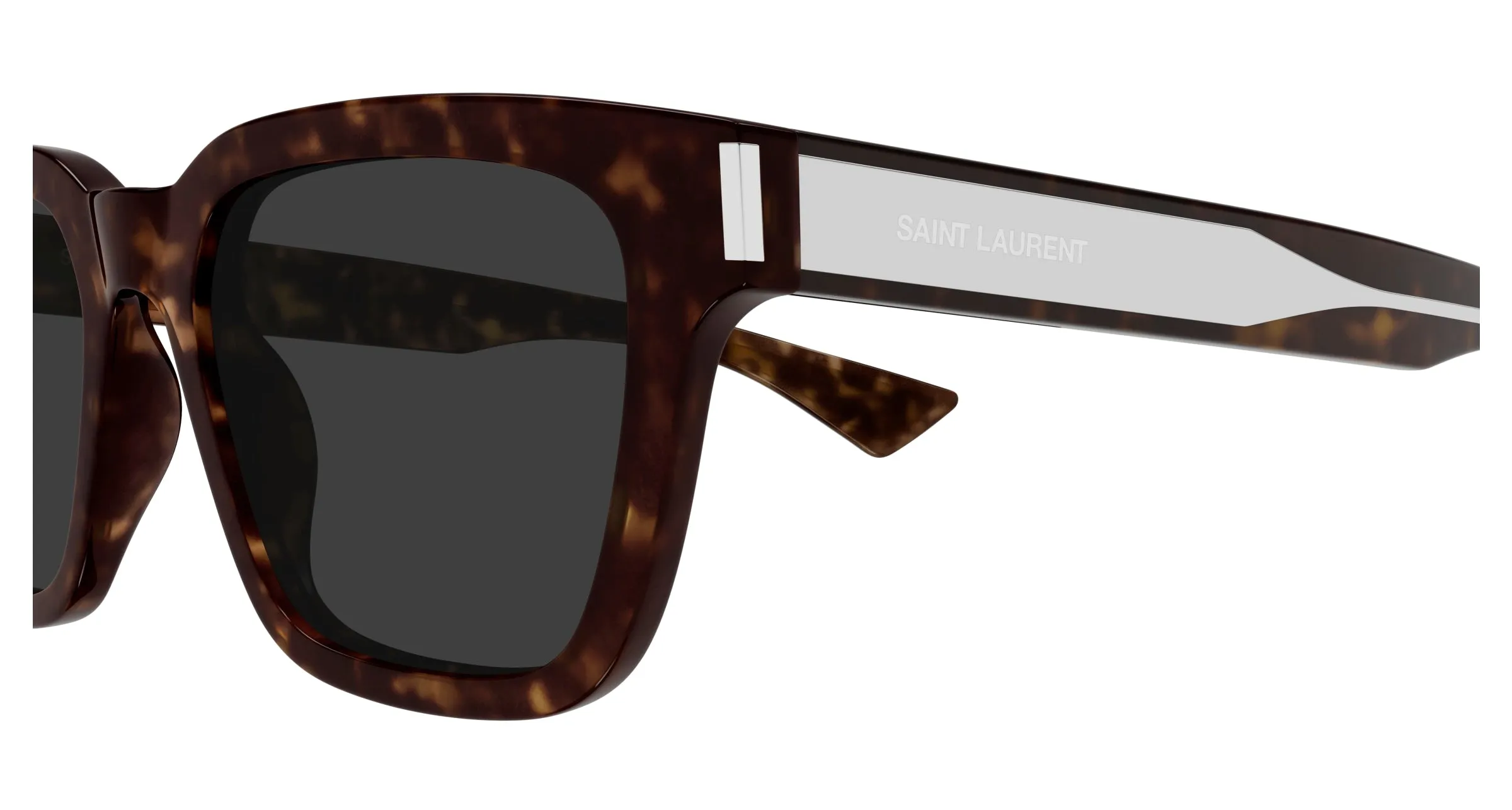 SAINT LAURENT SL 790 002 Occhiali da sole Acetato Havana Grigio Squadrata - immagine 3