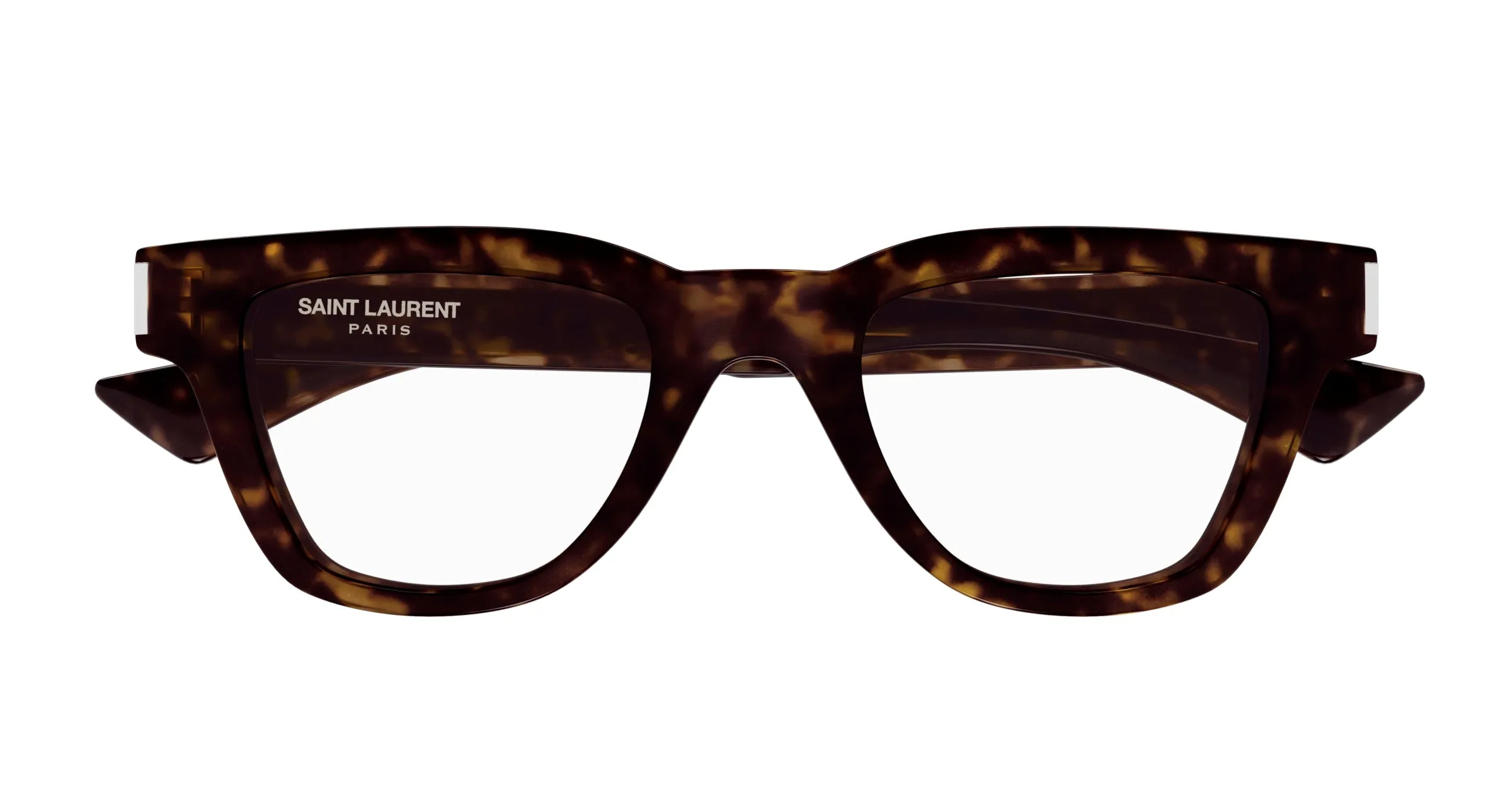SAINT LAURENT SL 789 JACQUES OPT 002 Montature da vista Acetato Havana Trasparente Squadrata ["Antiriflesso"] - immagine 2