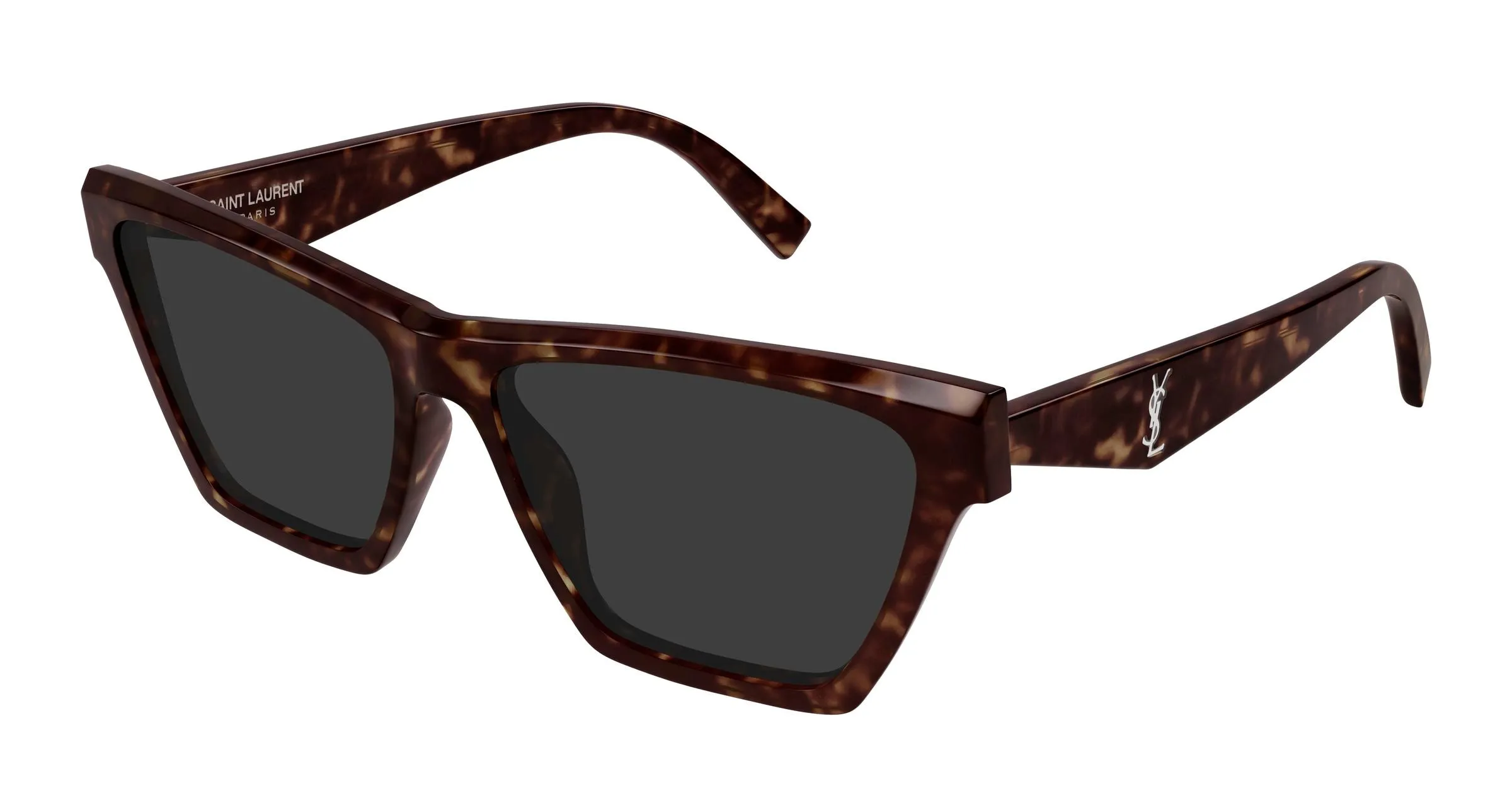 SAINT LAURENT SL M103 006 Occhiali da sole Acetato Havana Grigio Cat Eye - immagine 1