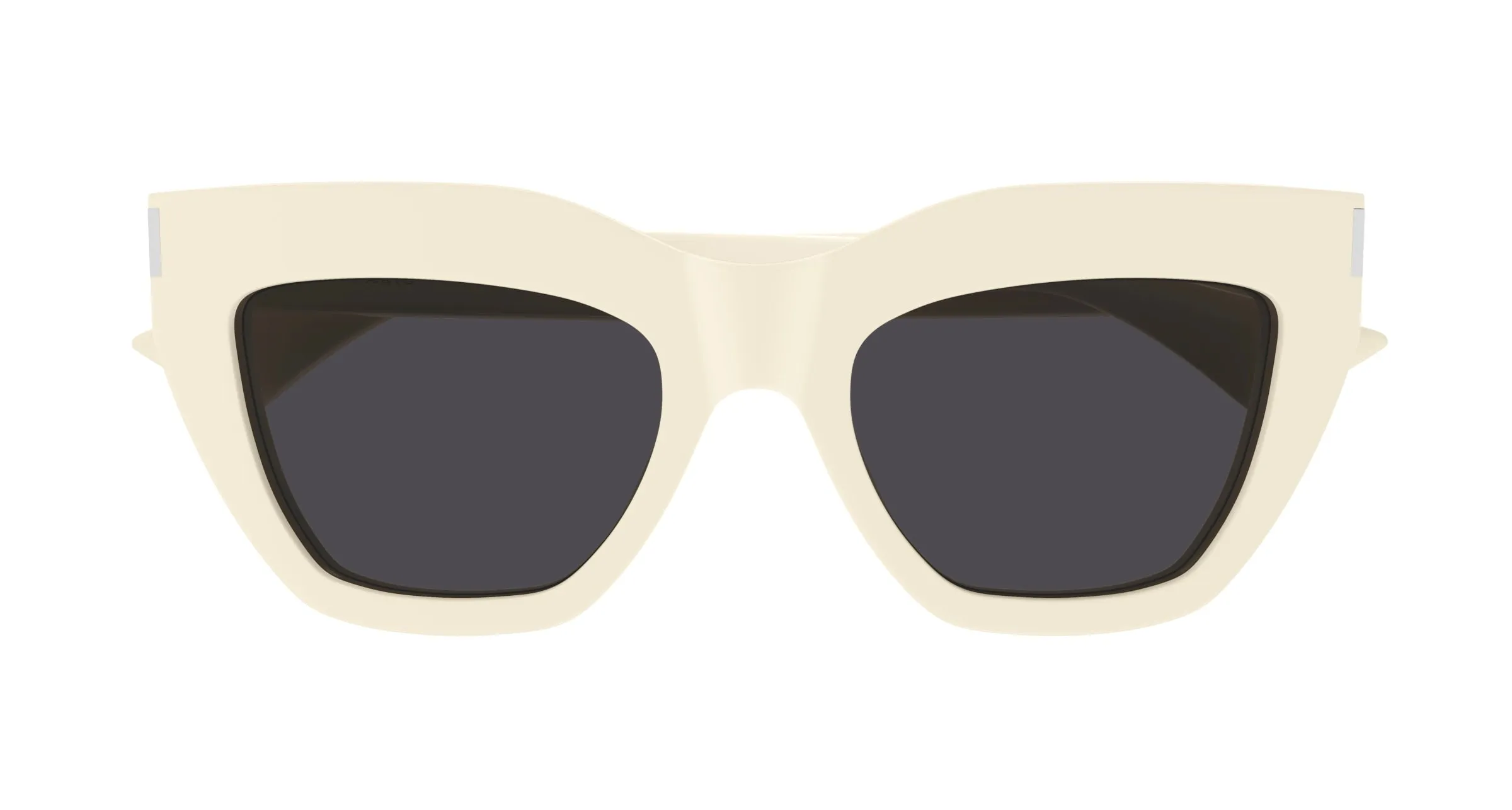 SAINT LAURENT SL 759 004 Occhiali da sole Acetato Avorio Nero Cat Eye - immagine 2