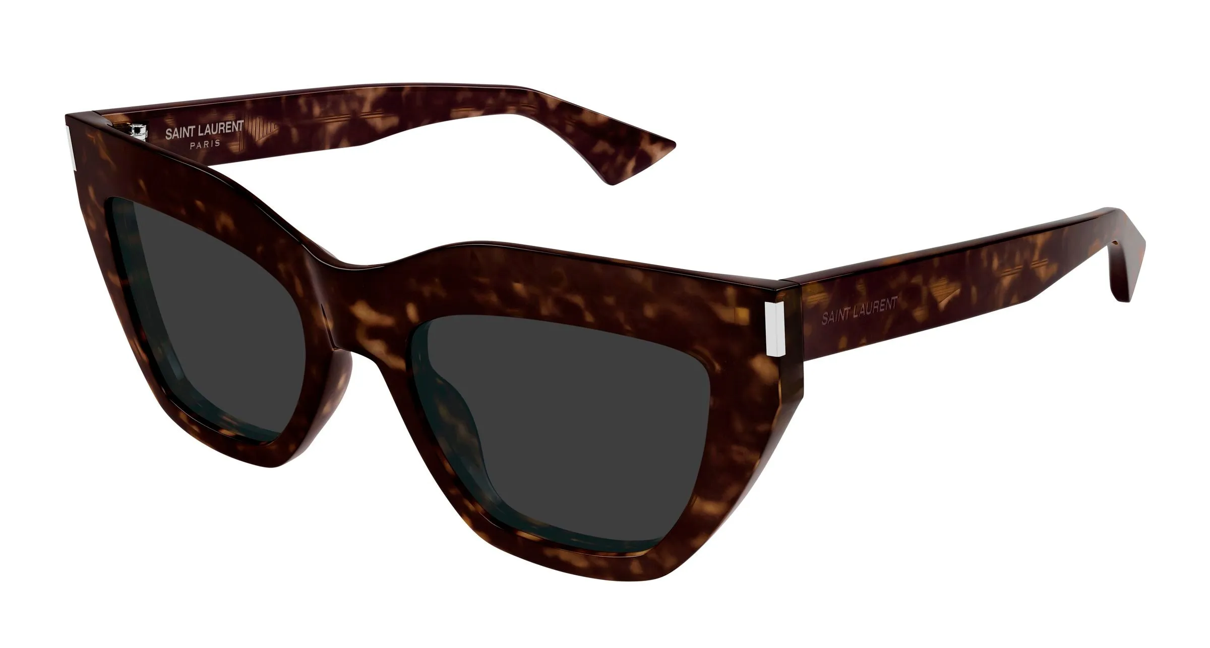 SAINT LAURENT SL 759 002 Occhiali da sole Acetato Havana Grigio Cat Eye - immagine 1